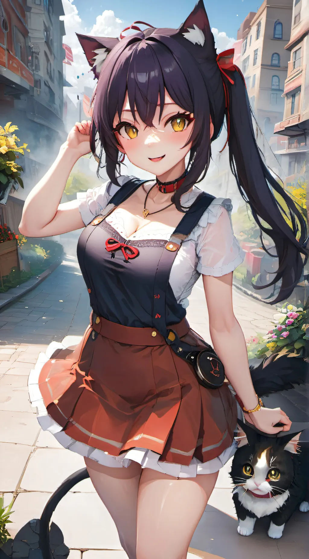 ai character: kity background