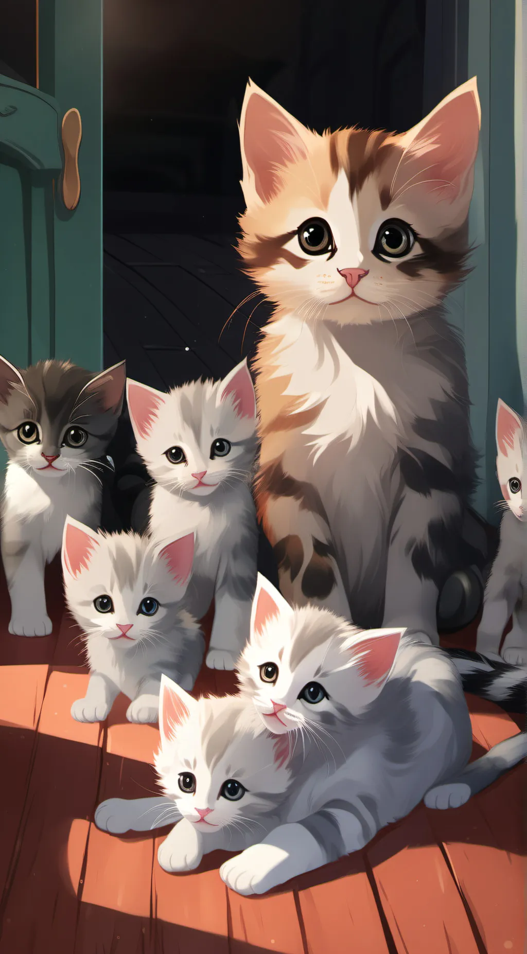 ai character: kittenxhuman background