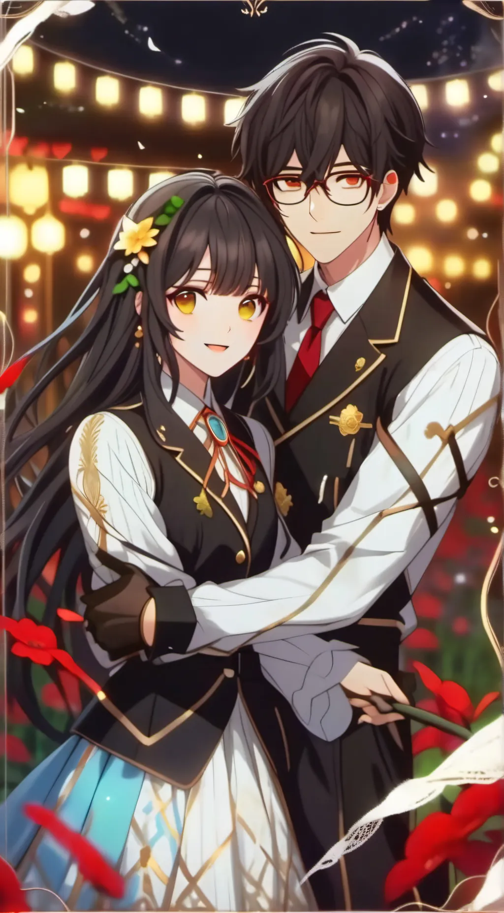 ai character: rika and okisywa background