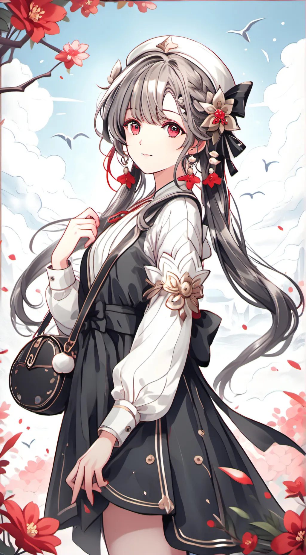 ai character: Moon background