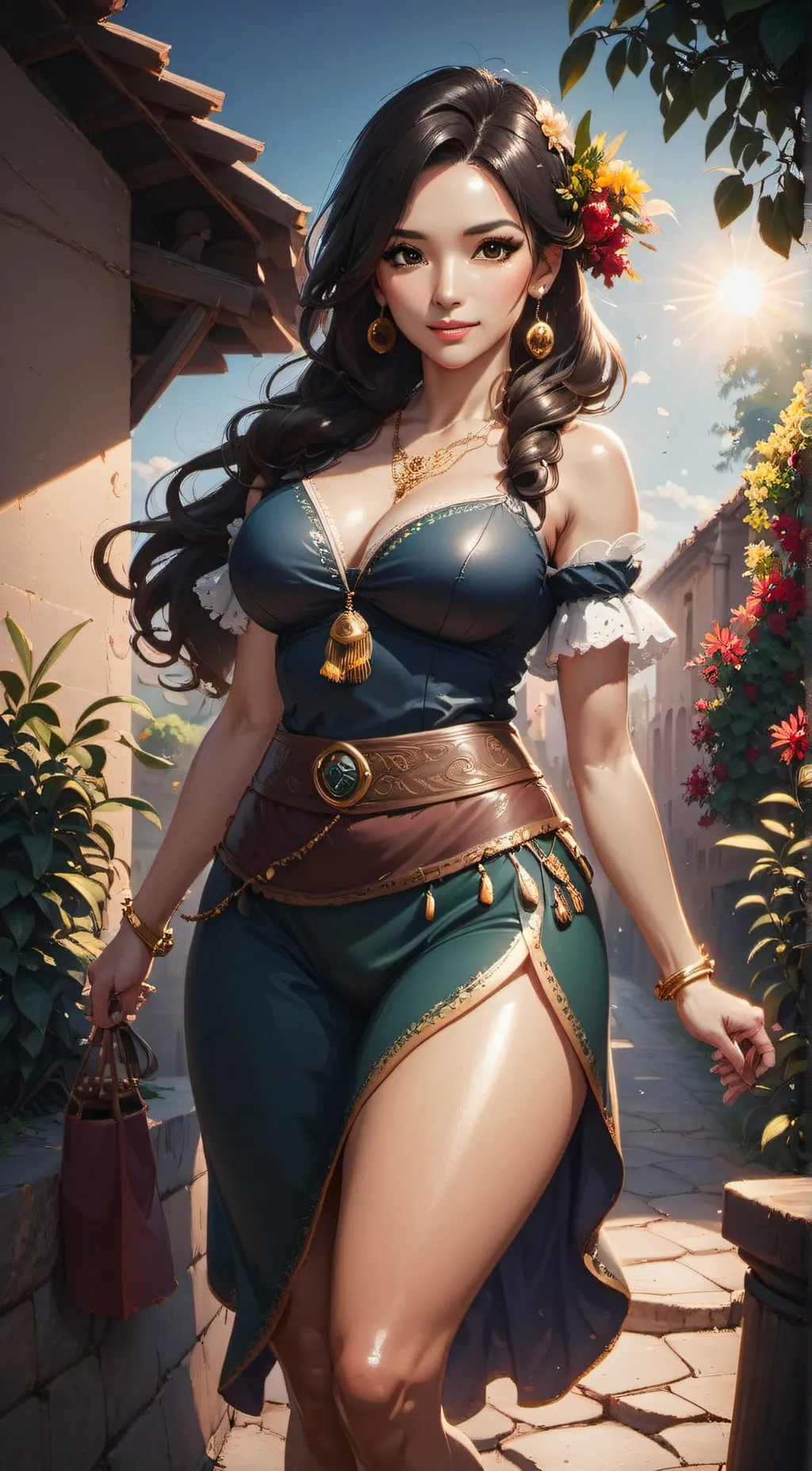 ai character: Liz  background