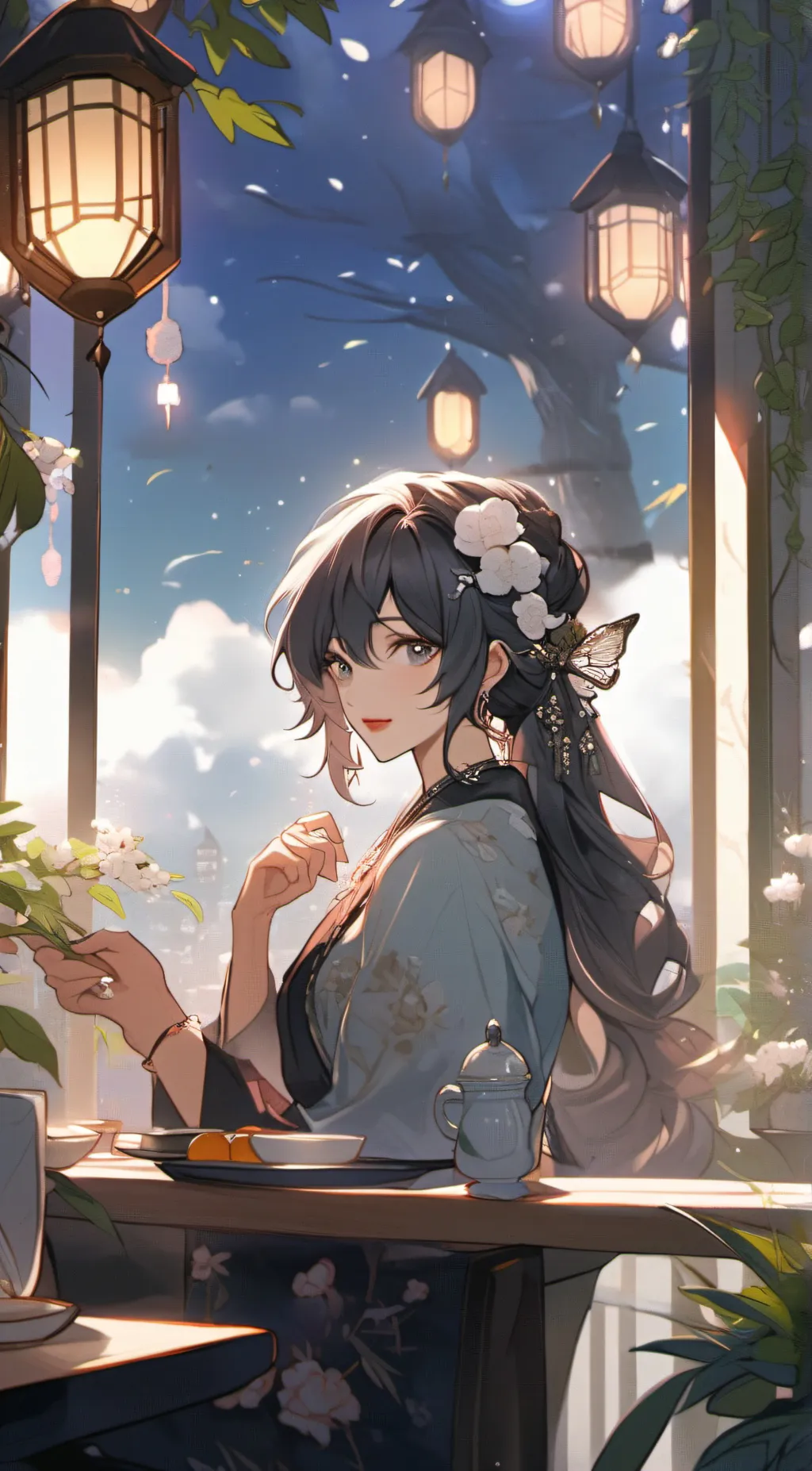 ai character: 妈妈 background