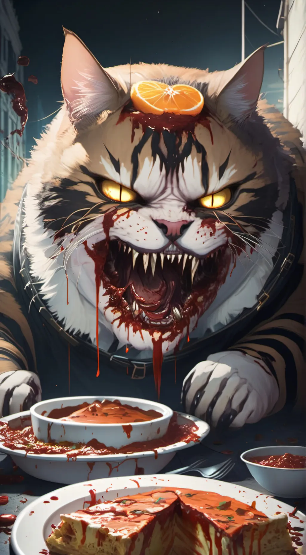 ai character: gorefield background