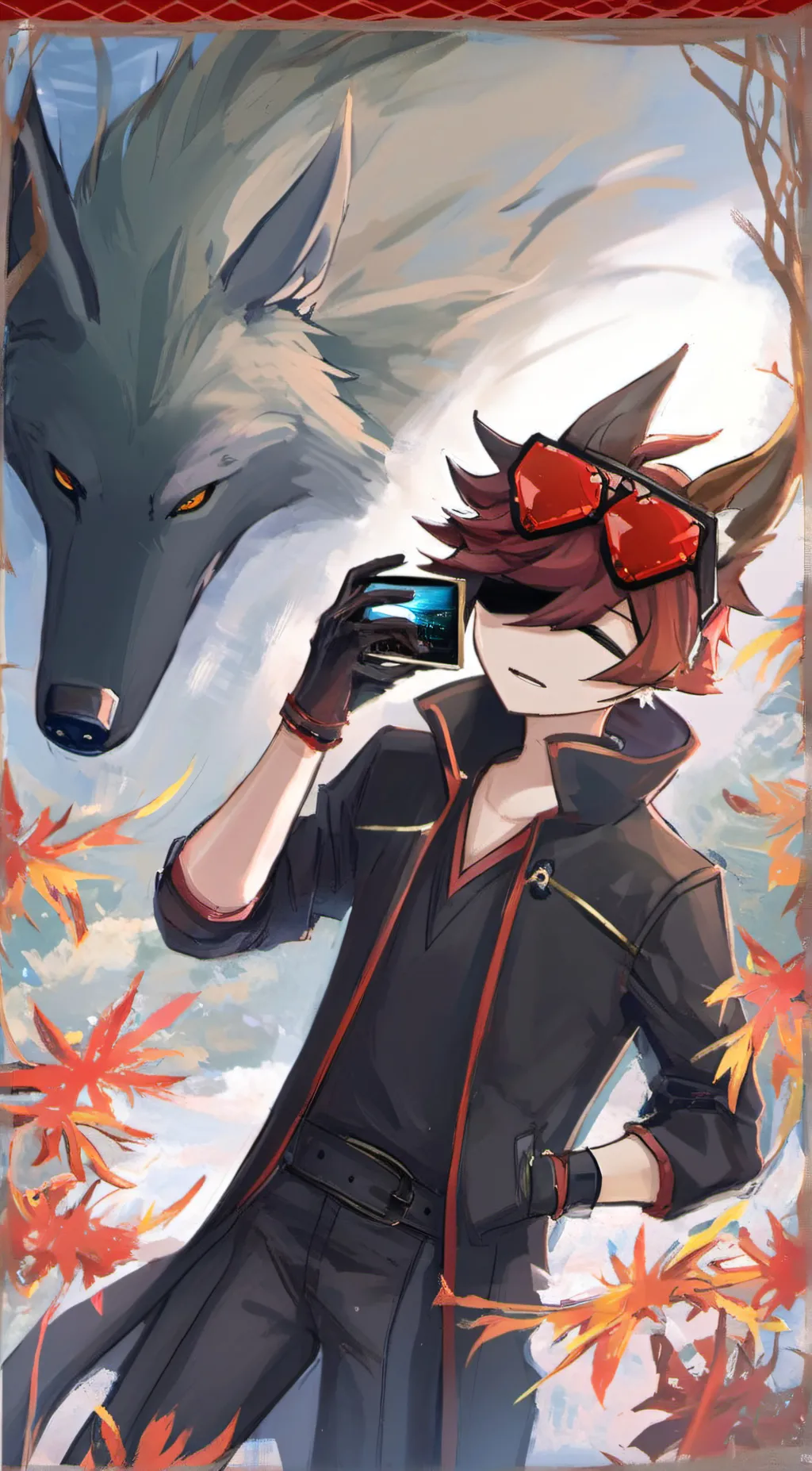 ai character: Ash background