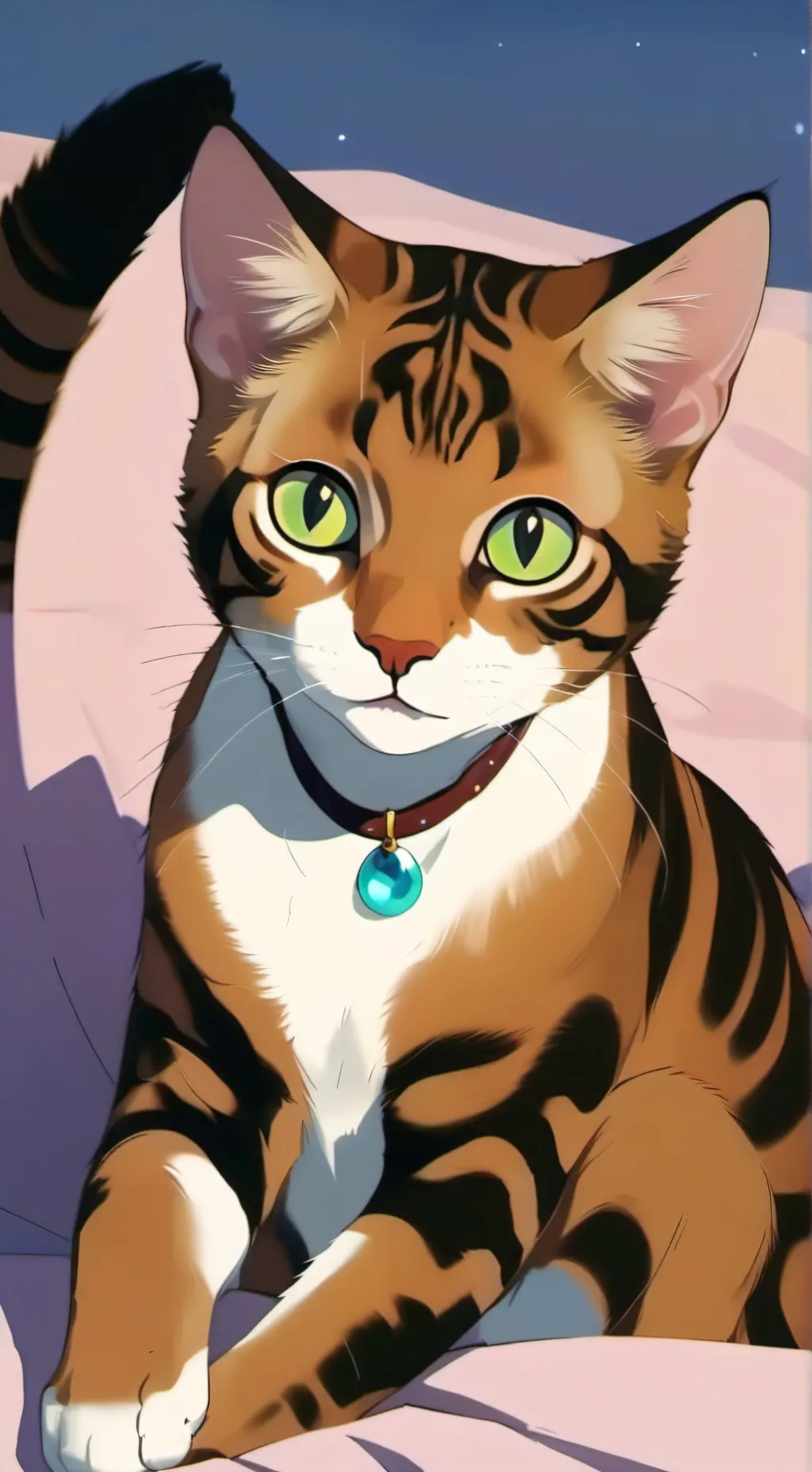 ai character: My dead cat disny background