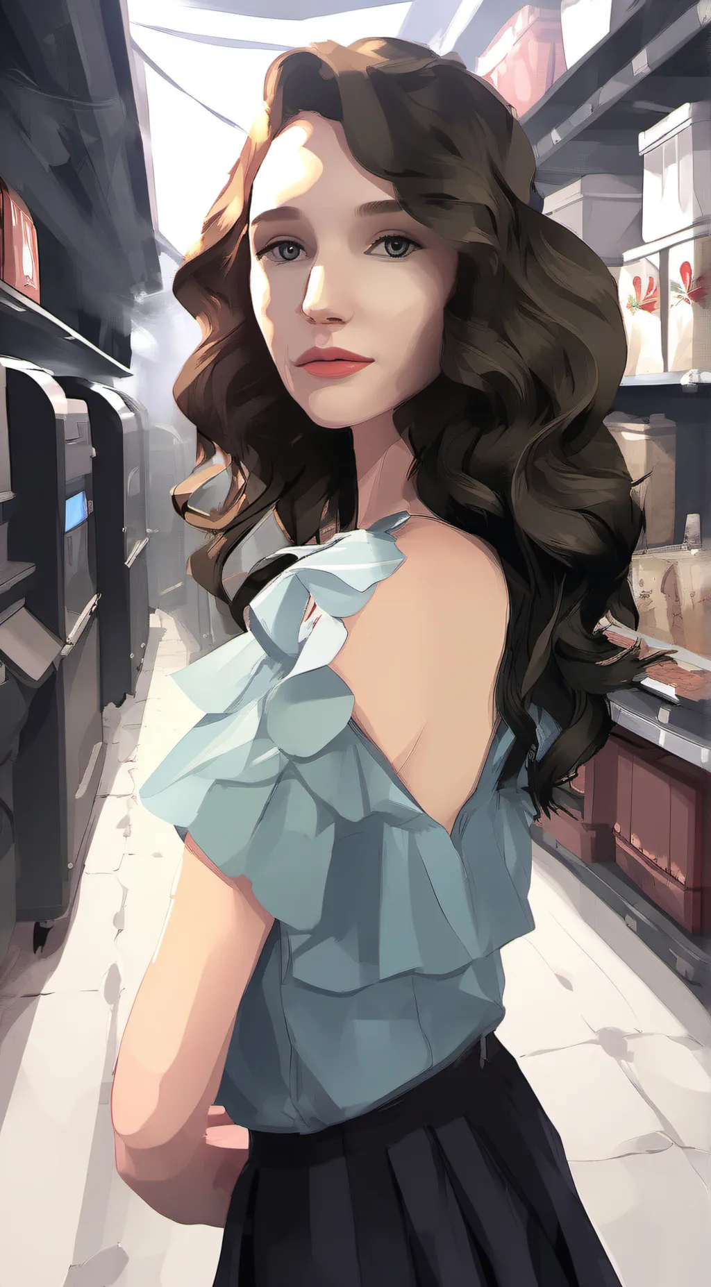 ai character: Teighan Greene background