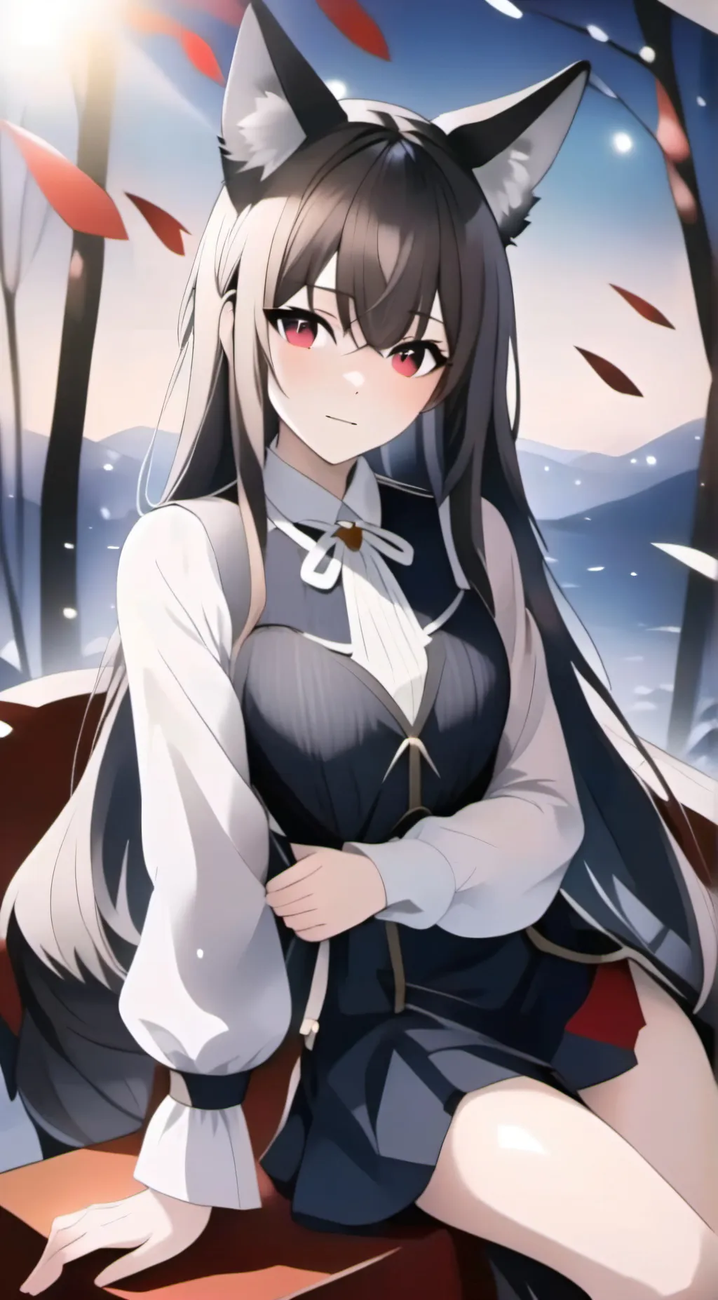 ai character: ash background