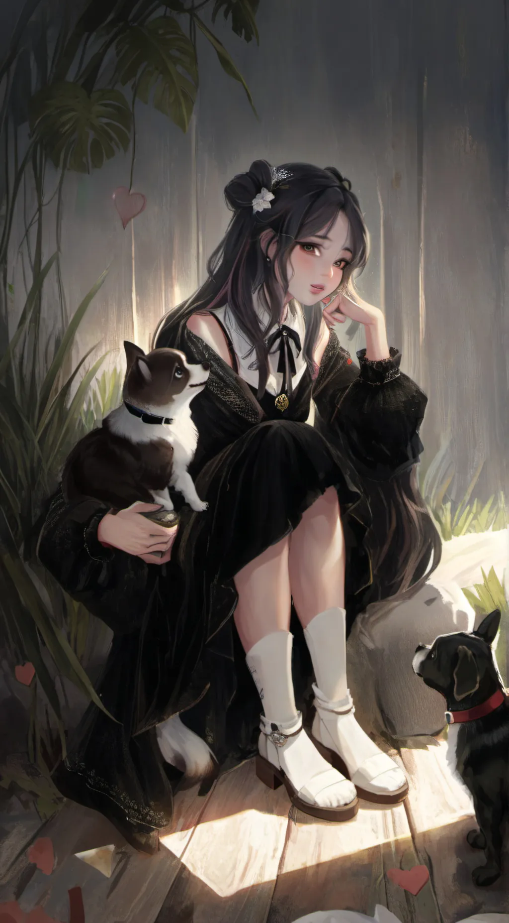 ai character: Kira  background