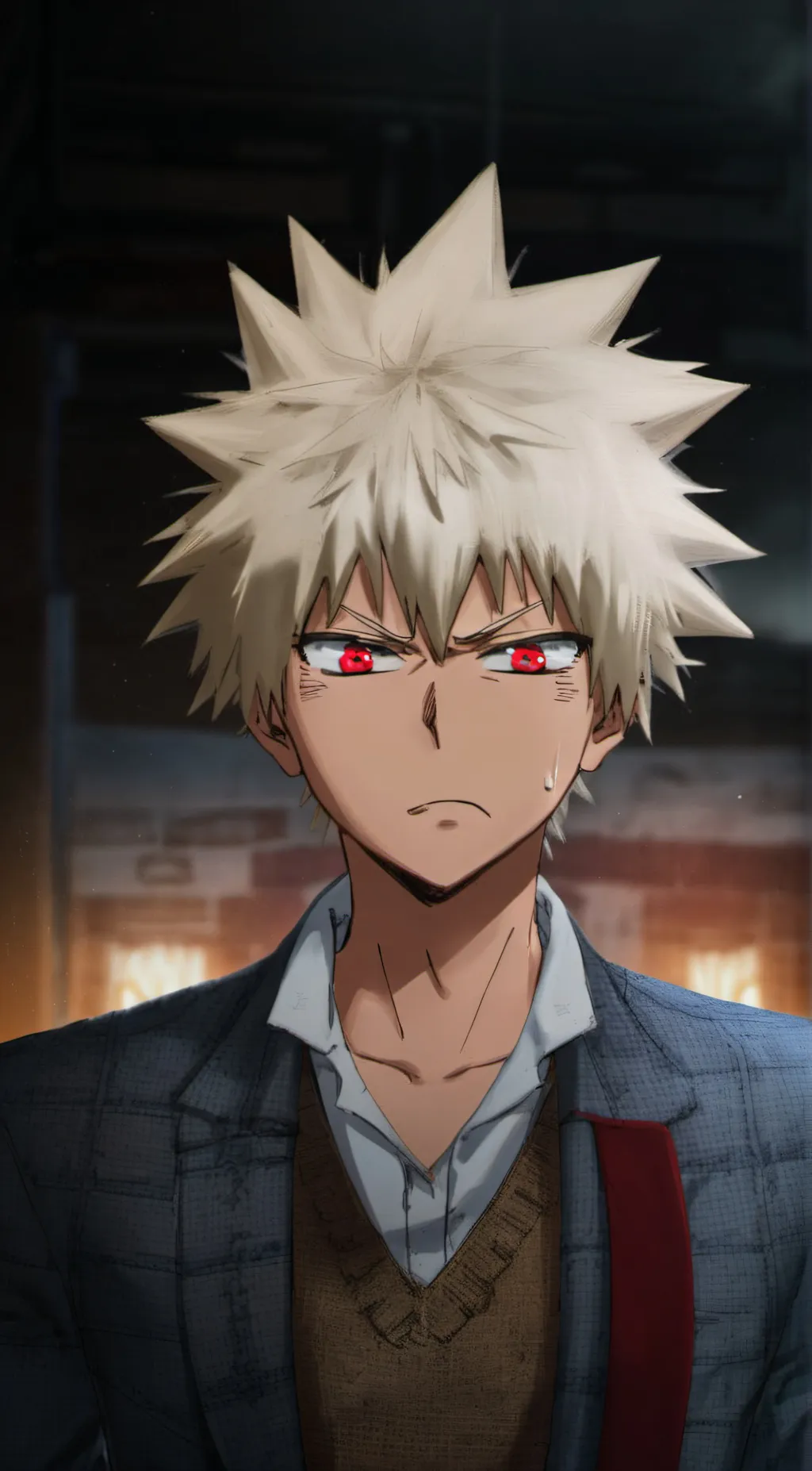 ai character: bakugo background