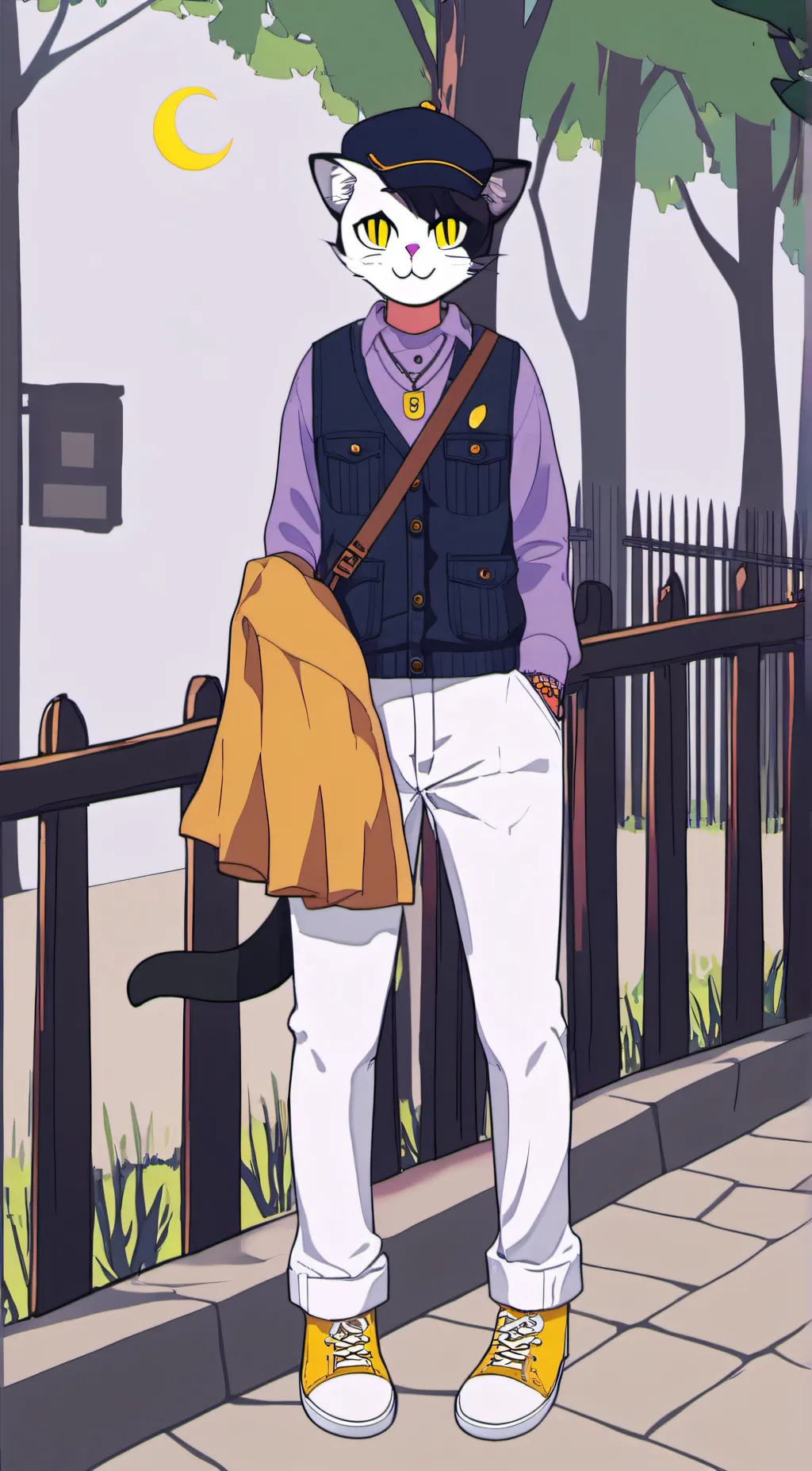 ai character: Catnap background