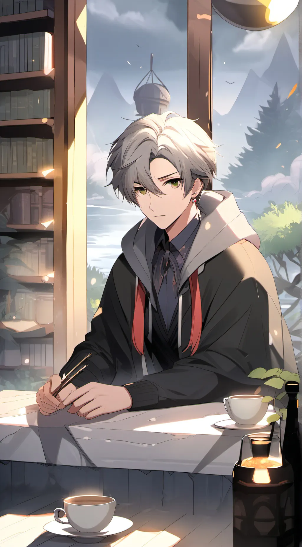 ai character: Dante  background