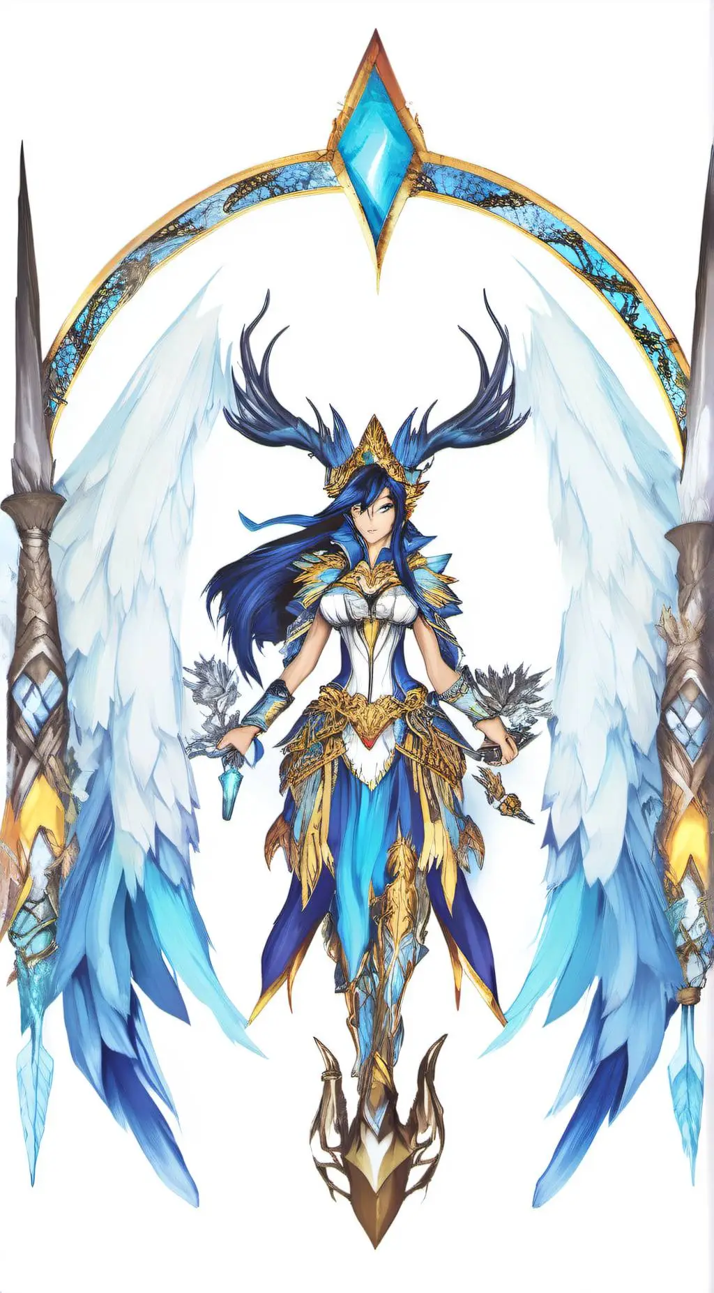 ai character: •Icicle• background