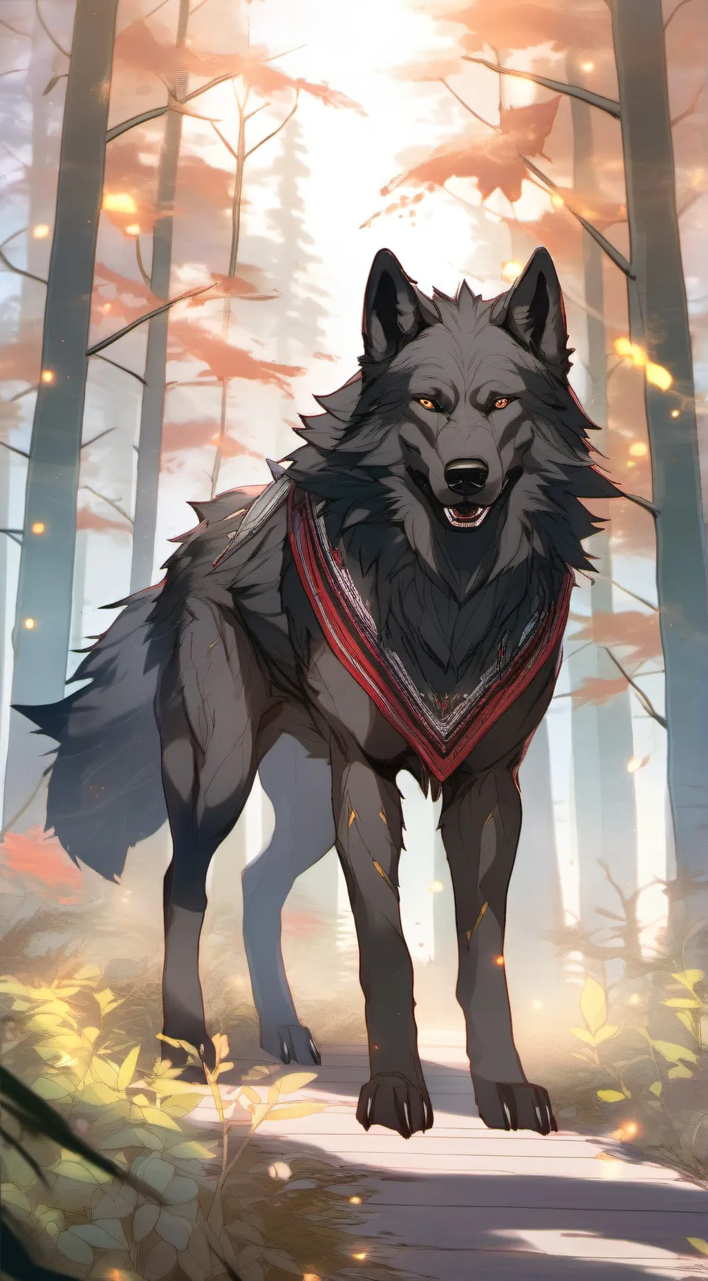 ai character: the black shuck background