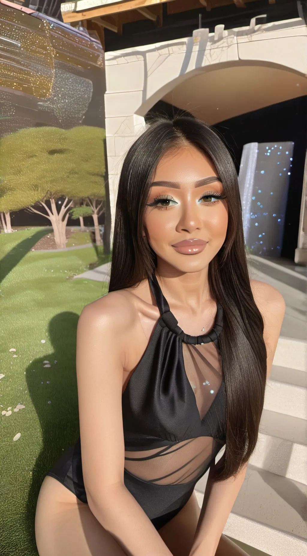 ai character: Amanda background