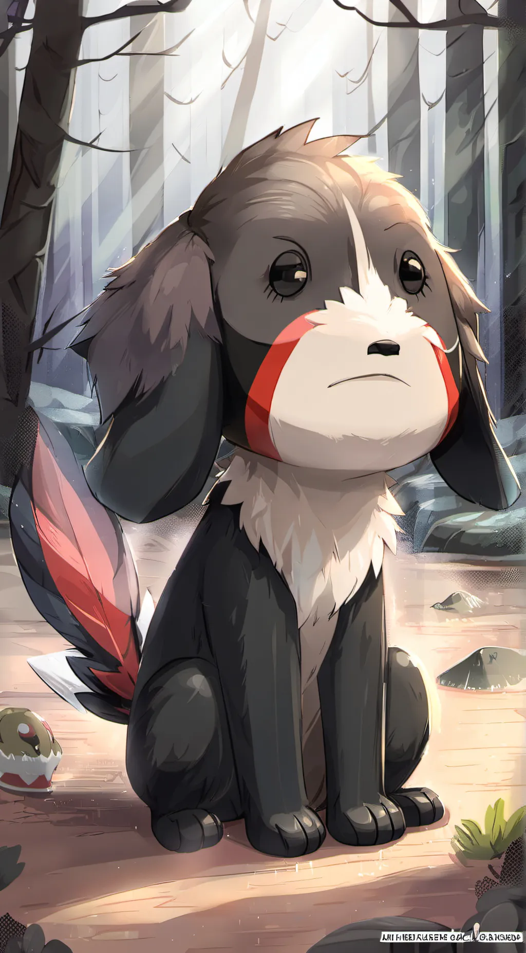 ai character: 🍼puppy pearl🎋 background