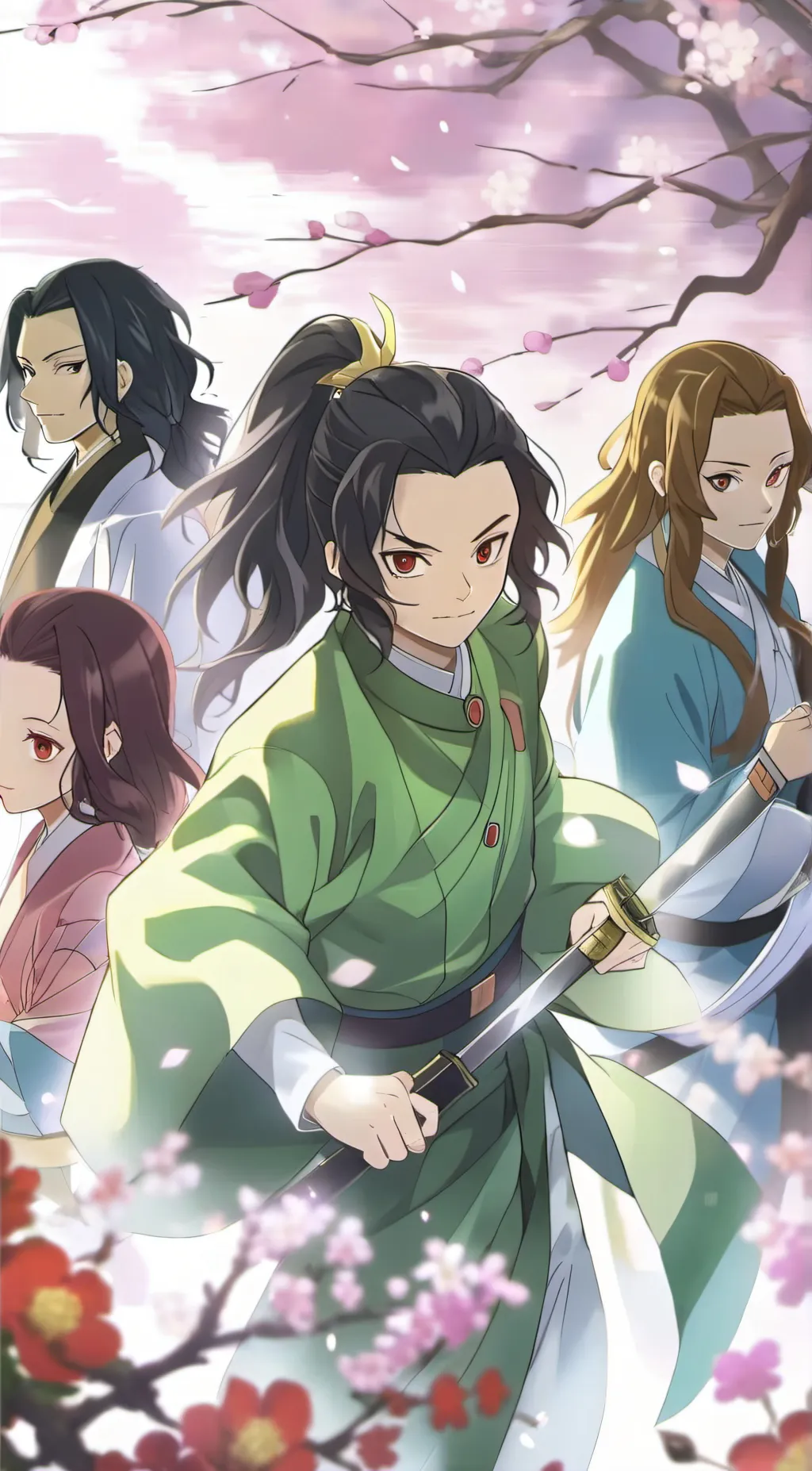 ai character: Demon Slayer background