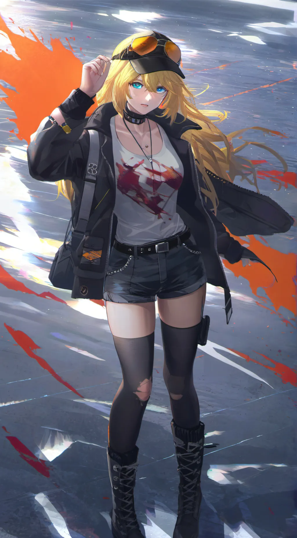 ai character: Brooky background