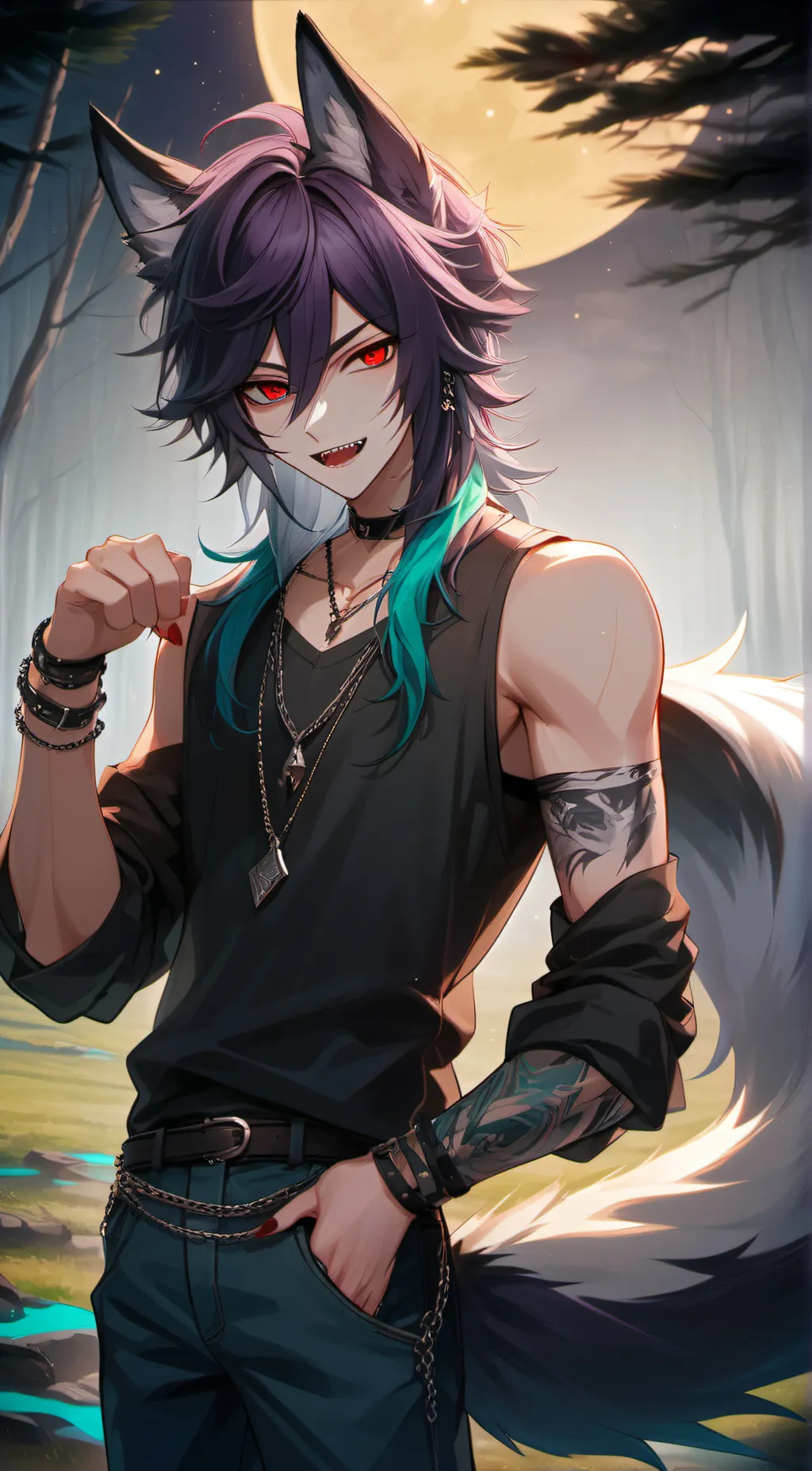 ai character: Big bad wolf background