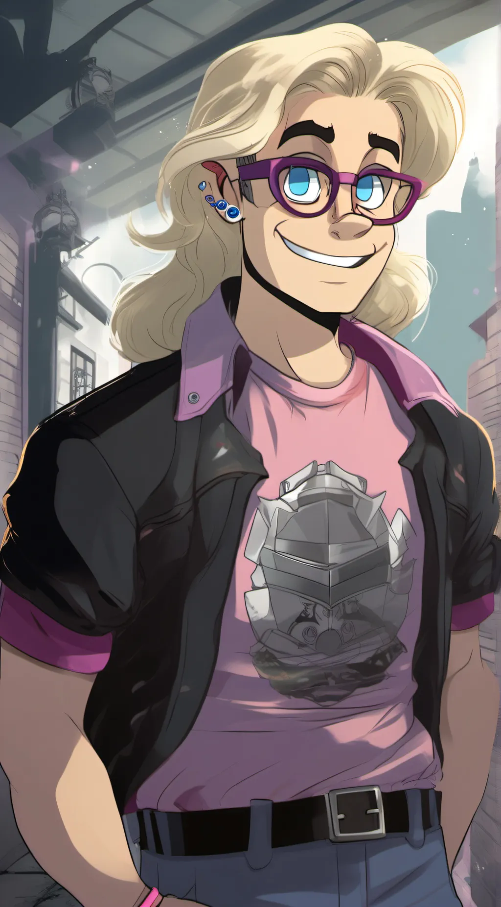 ai character: Glam (Metal Family background