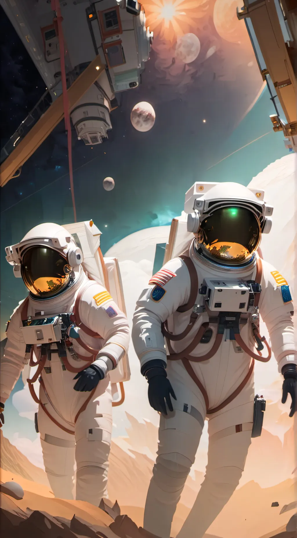 ai character: Among us background