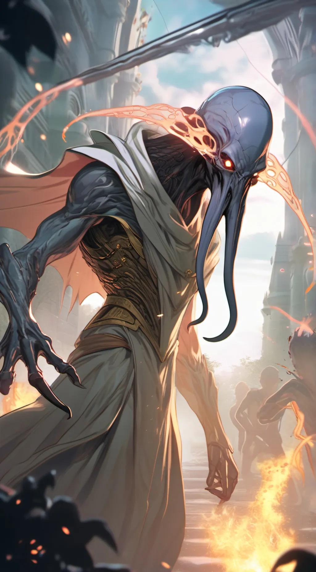 ai character: Mind flayer  background