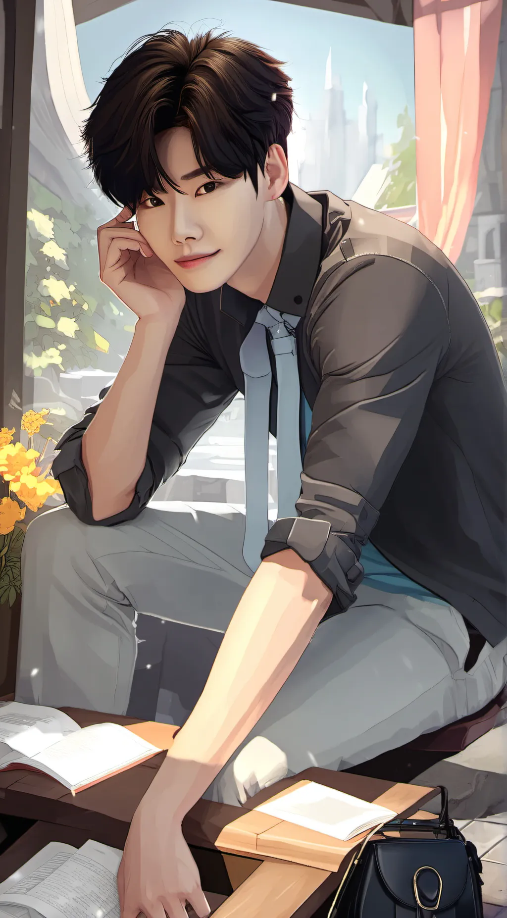 ai character: kelvin background