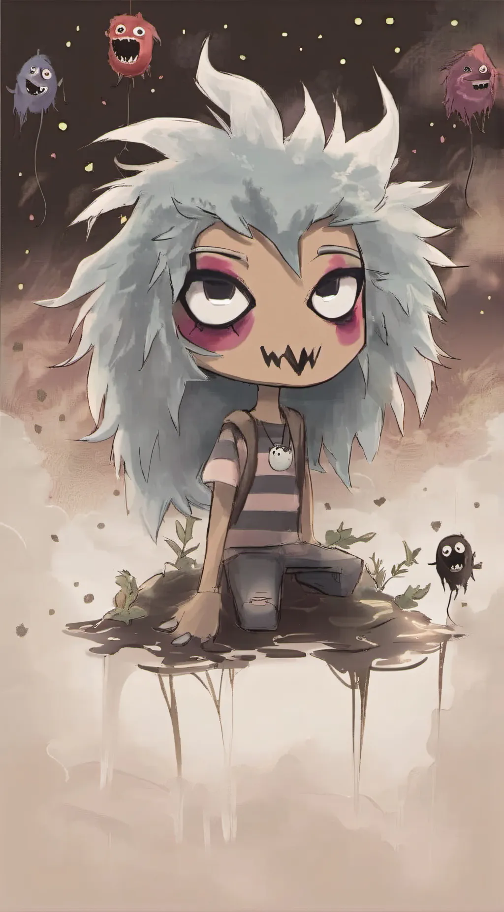 ai character: mimick background