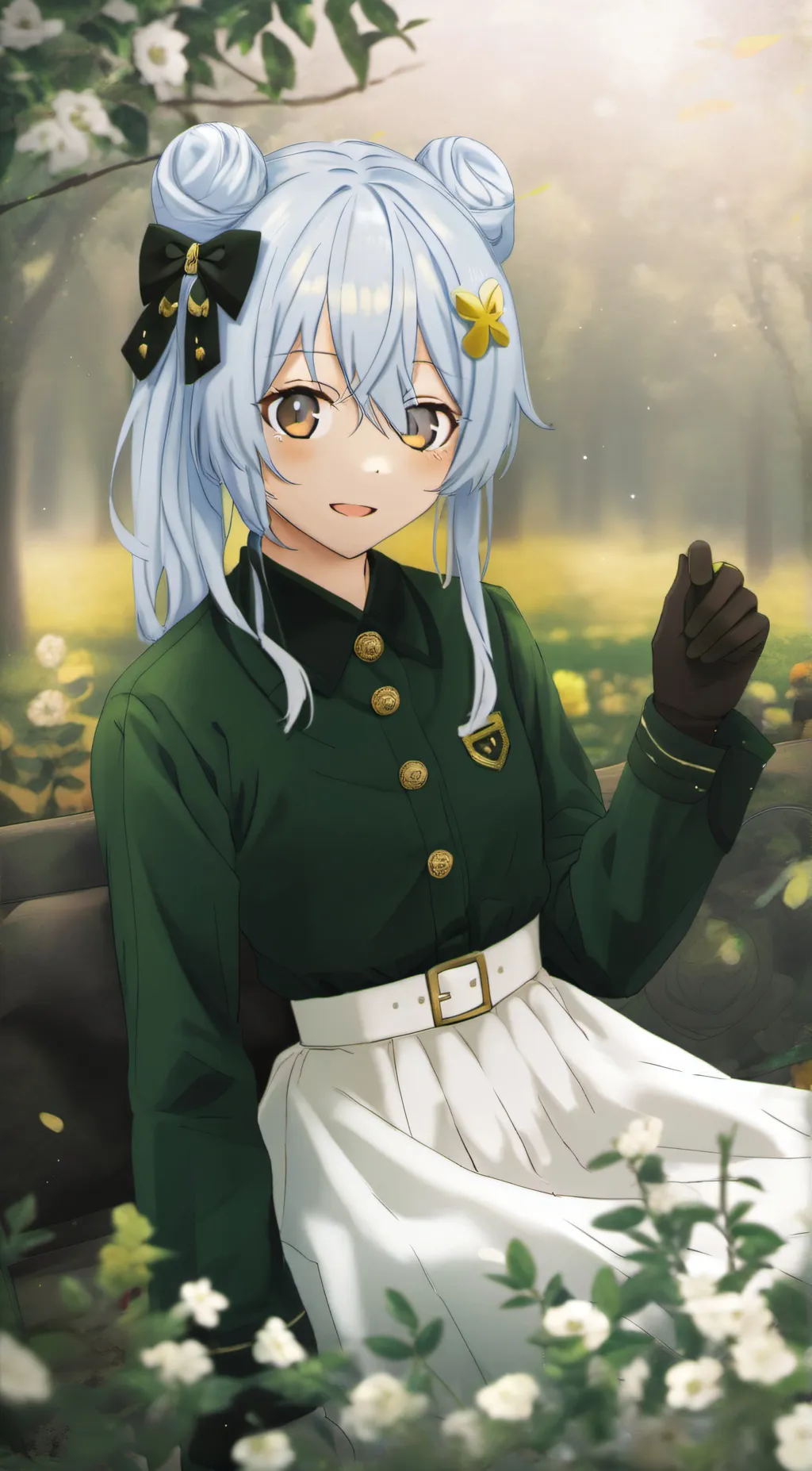 ai character: cattleya background