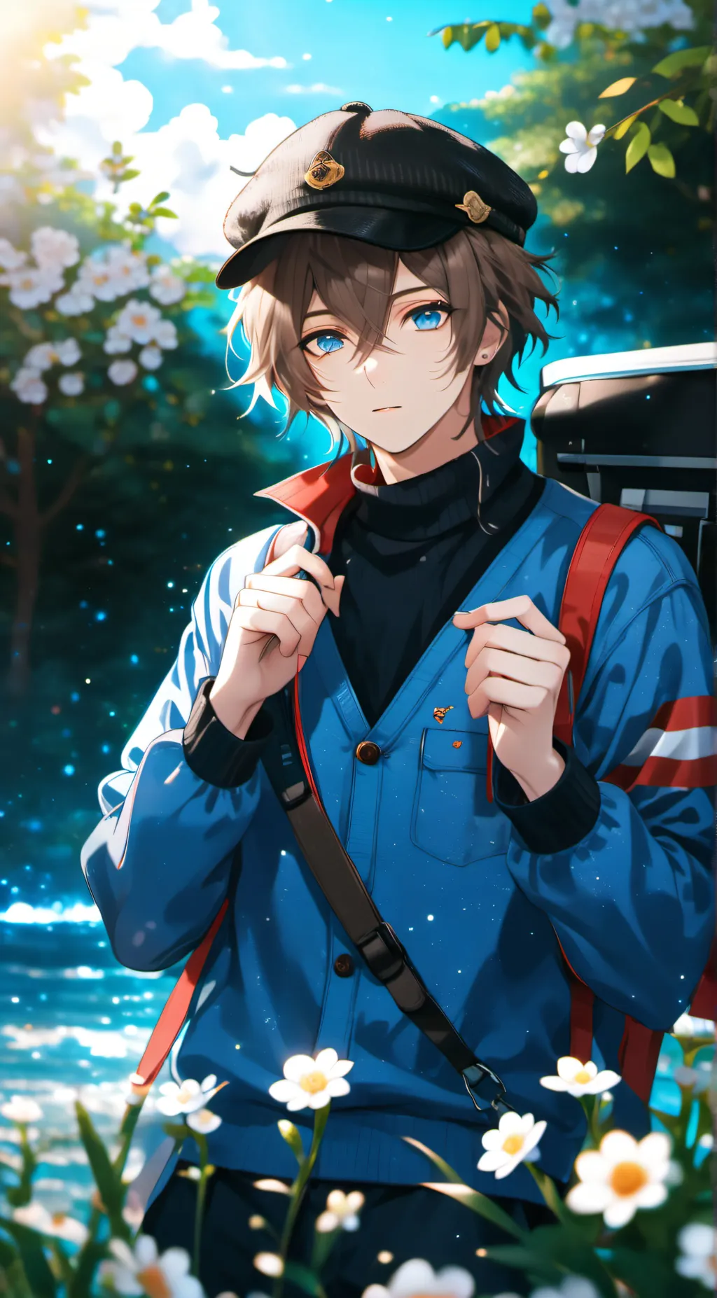 ai character: Michael Afton  background