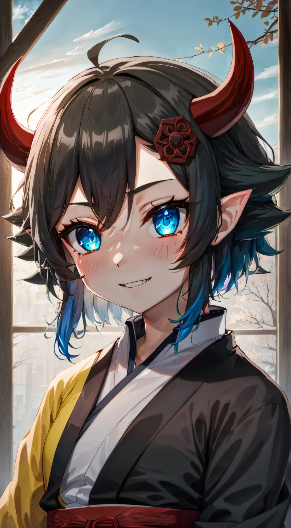 ai character: Kaichi  background