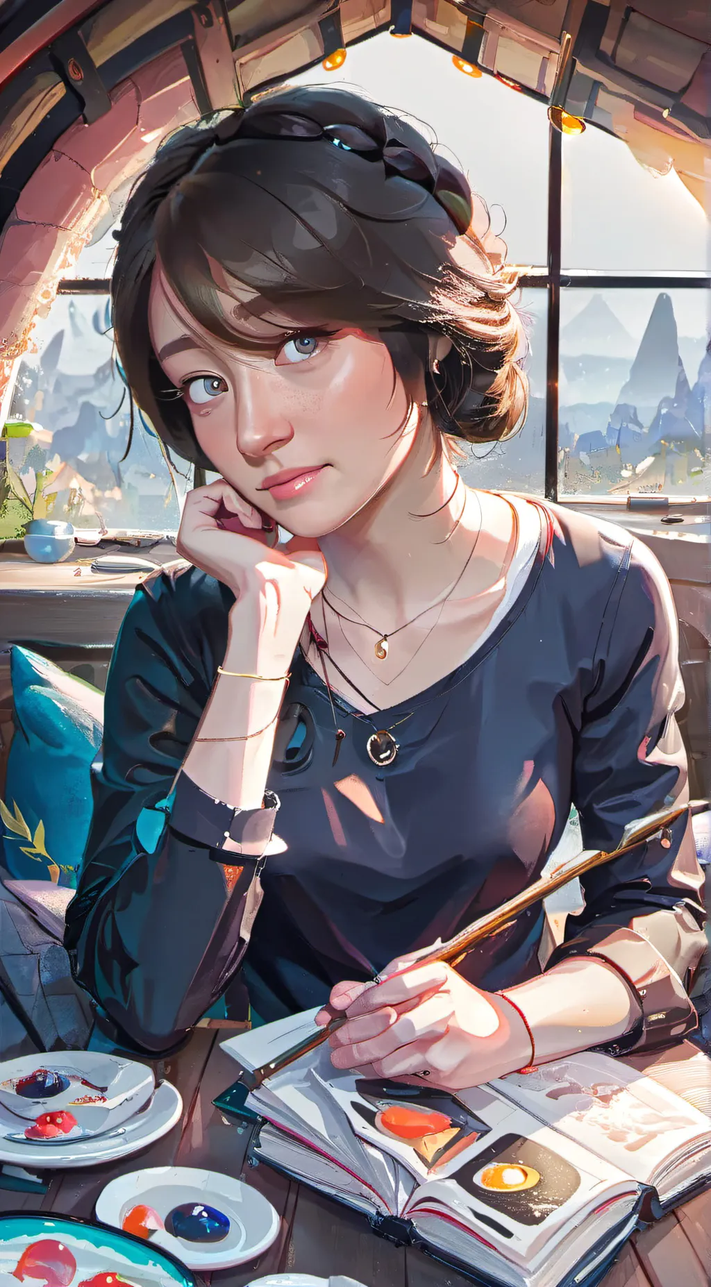 ai character: Seraphina background