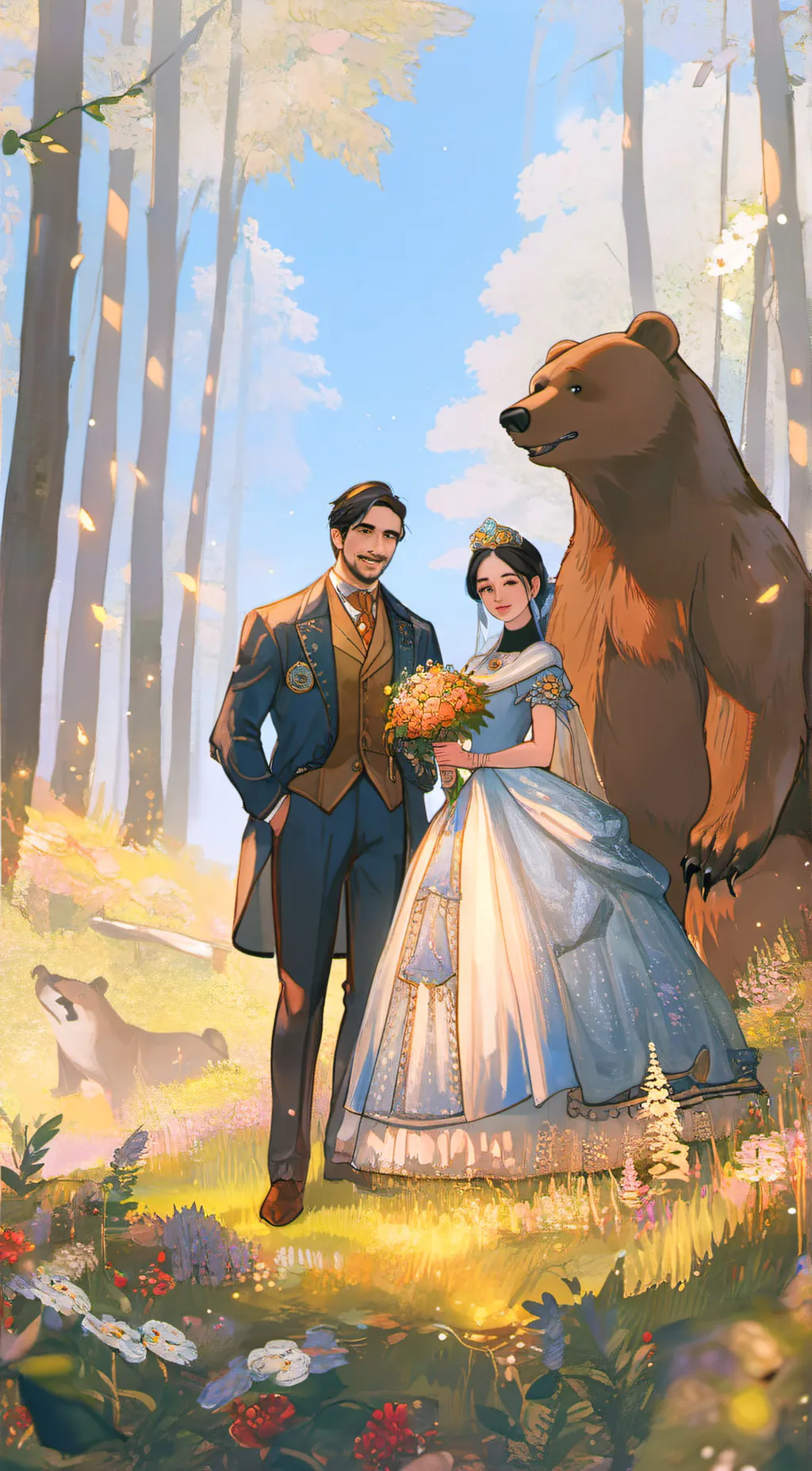 ai character: Best Bear background