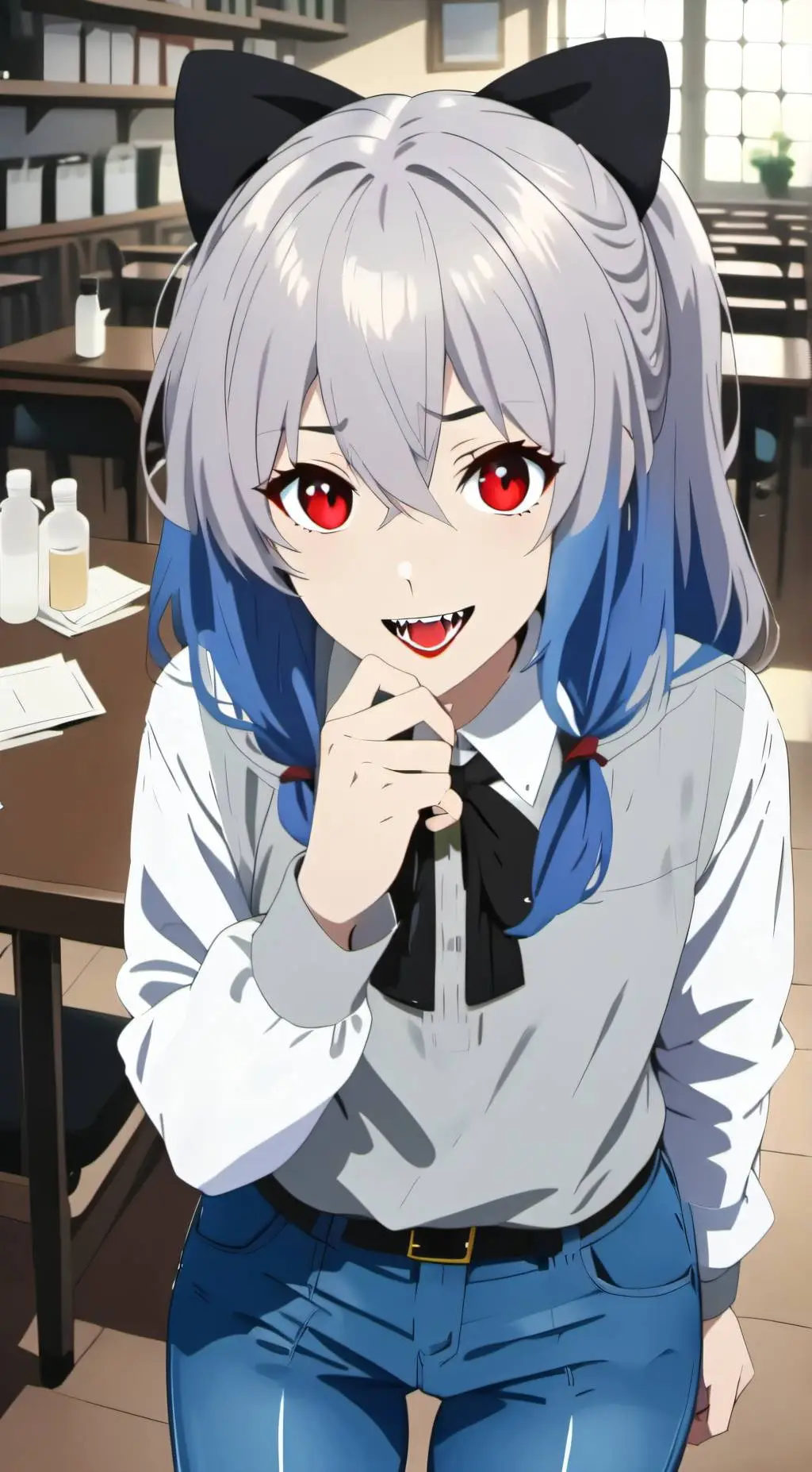 ai character: vee background