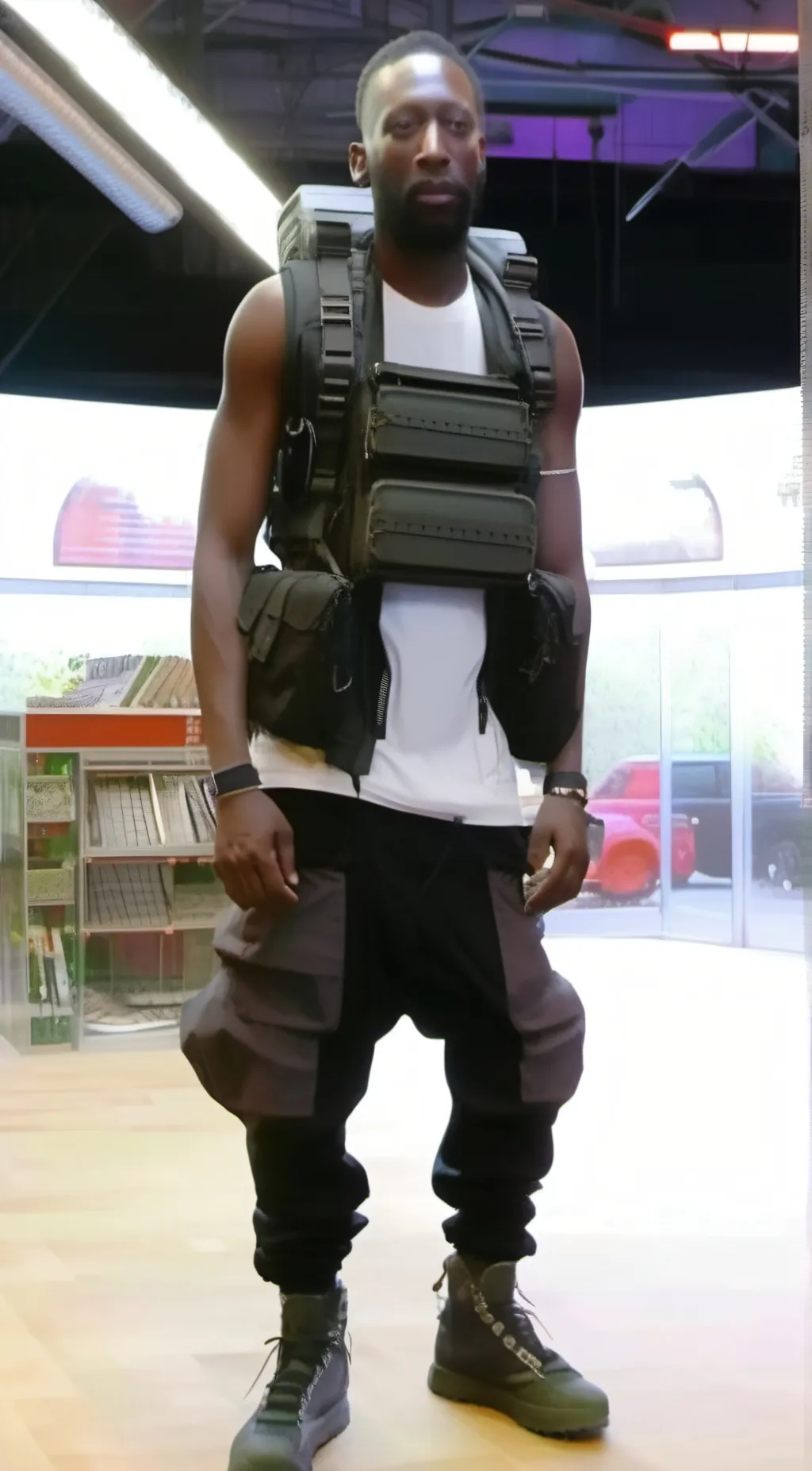 ai character: heavy gunner  background