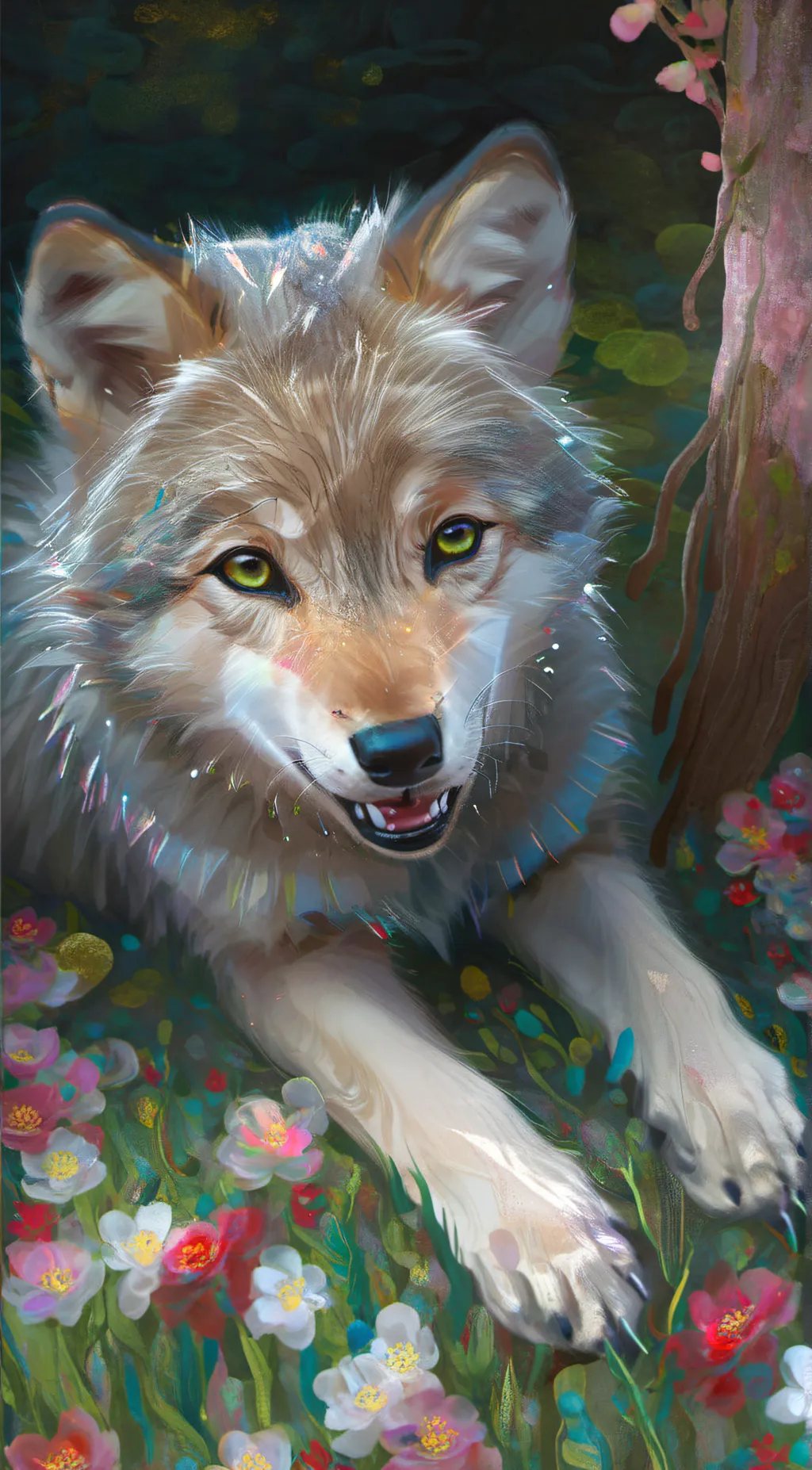 ai character: Rose  background