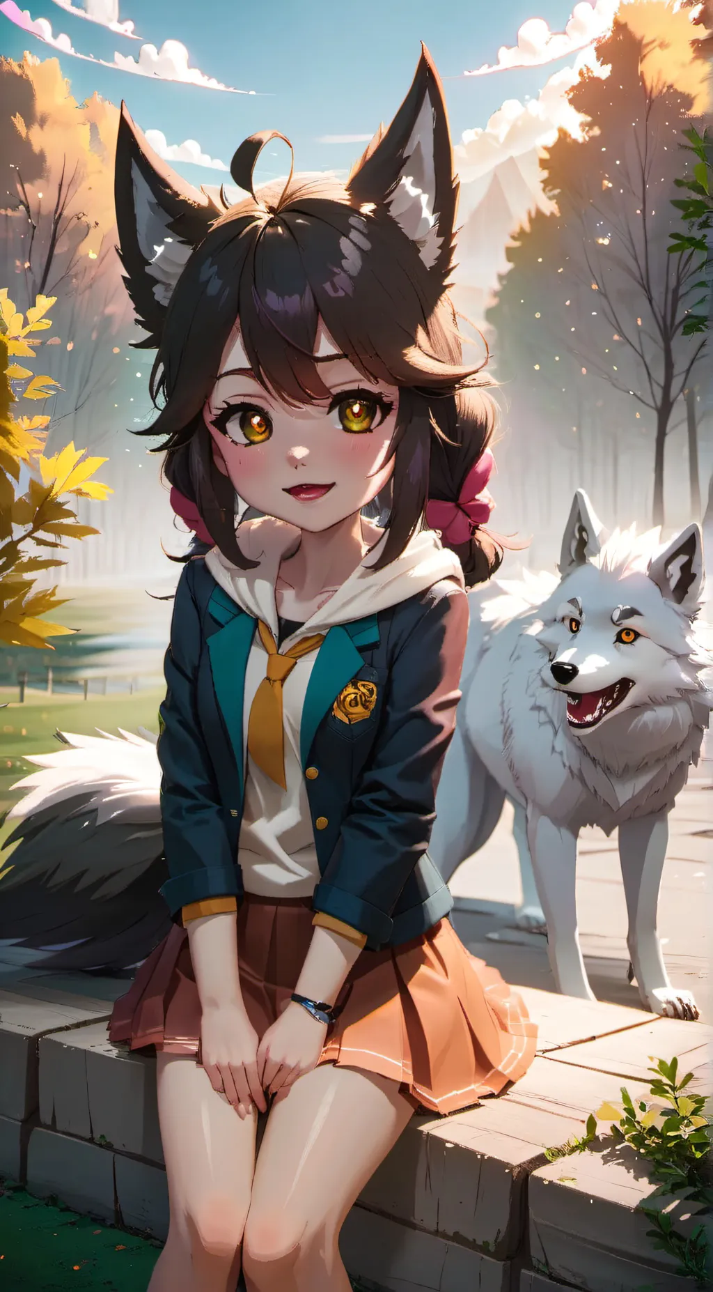 ai character: sarah background