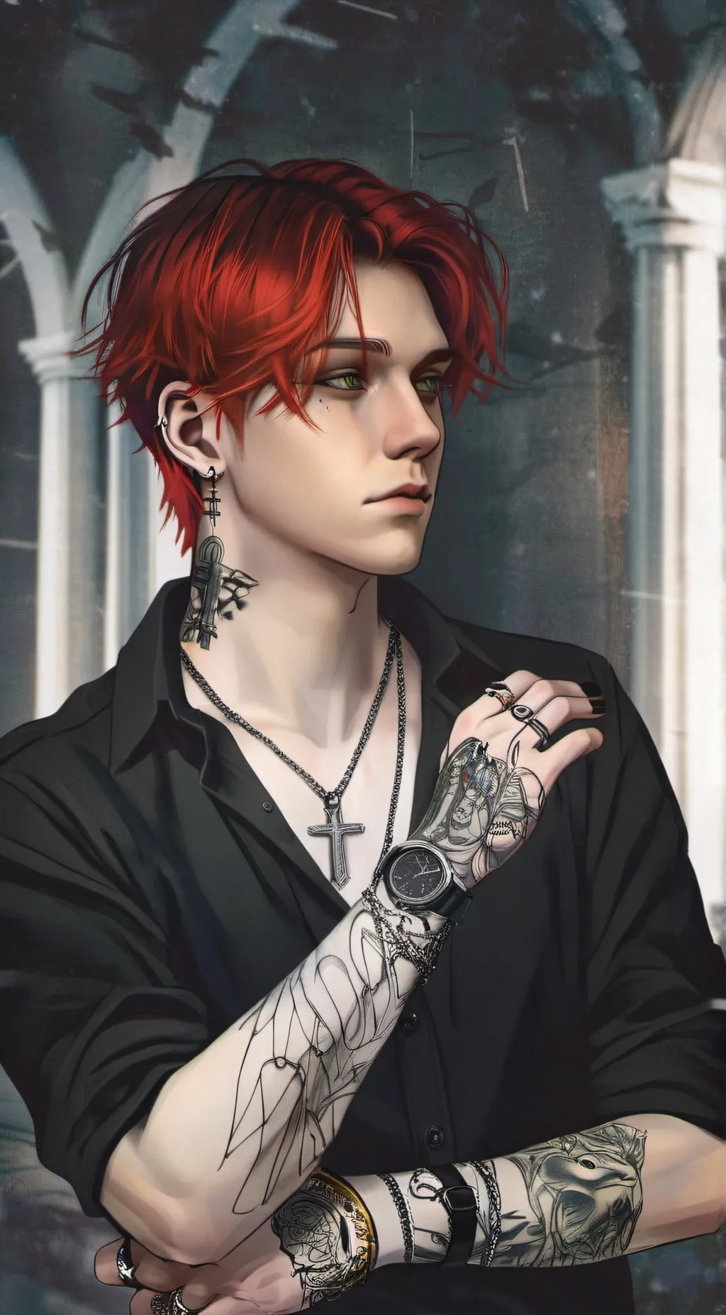 ai character: Zach  background