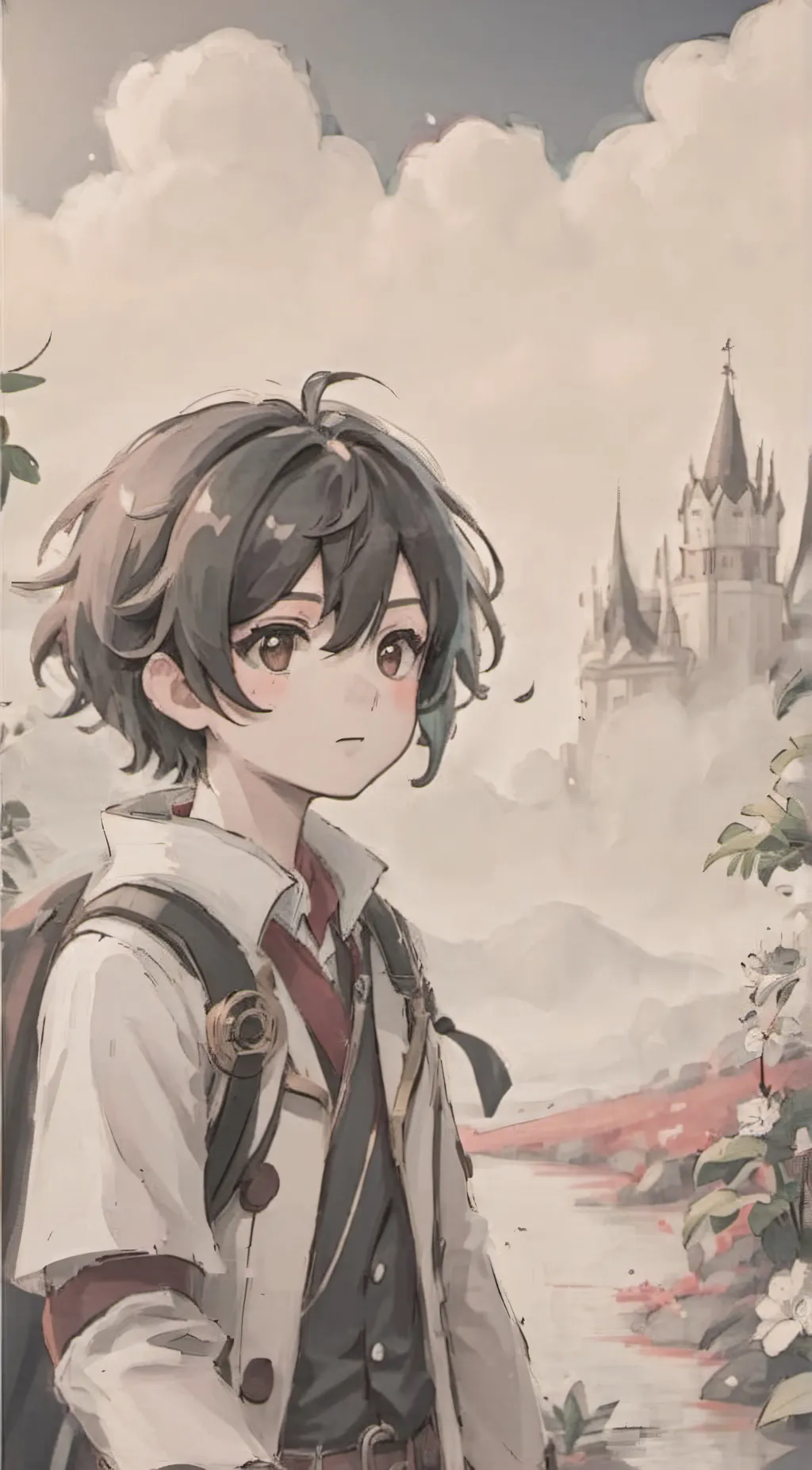 ai character: hall background