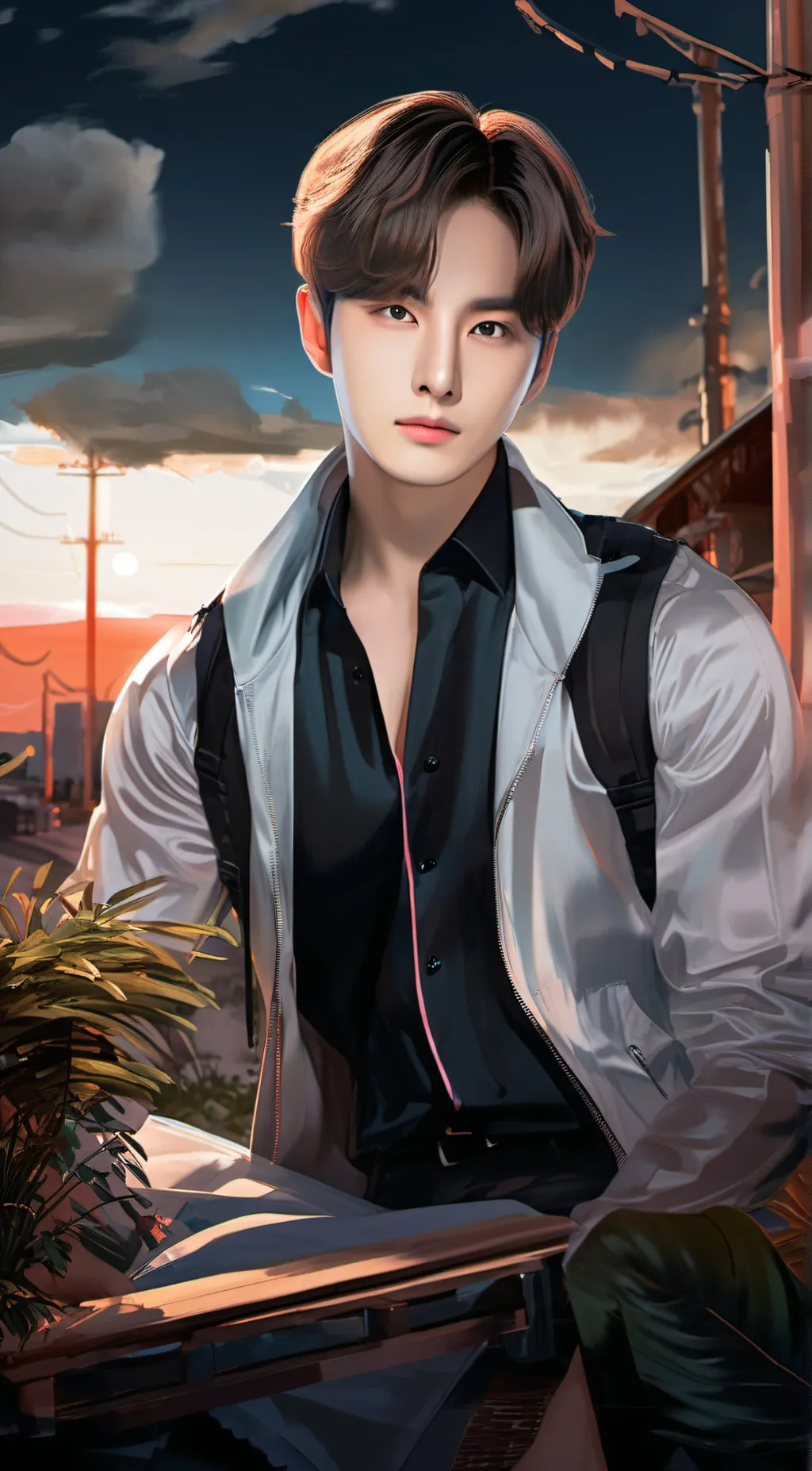 ai character: sungho background