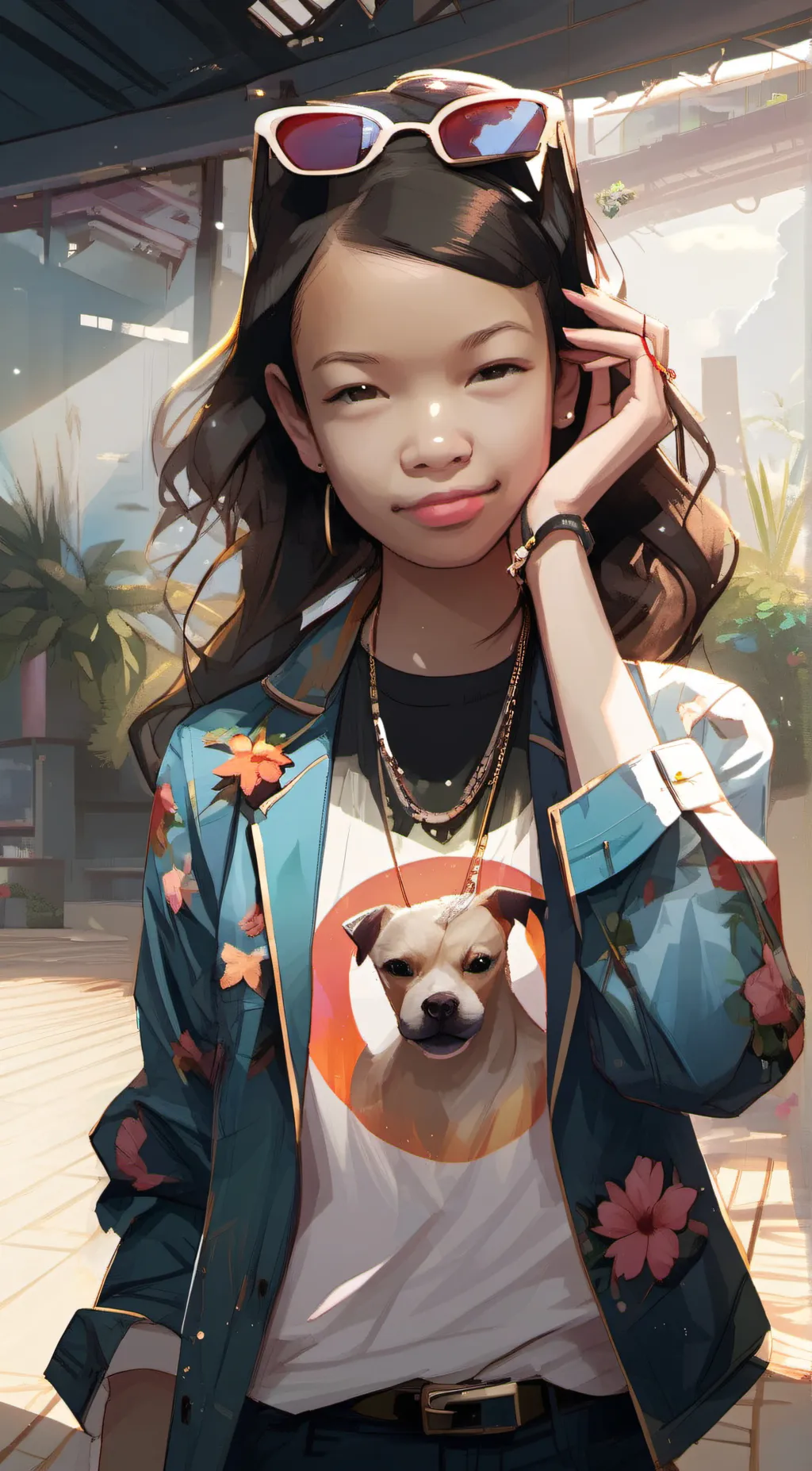 ai character: joy background