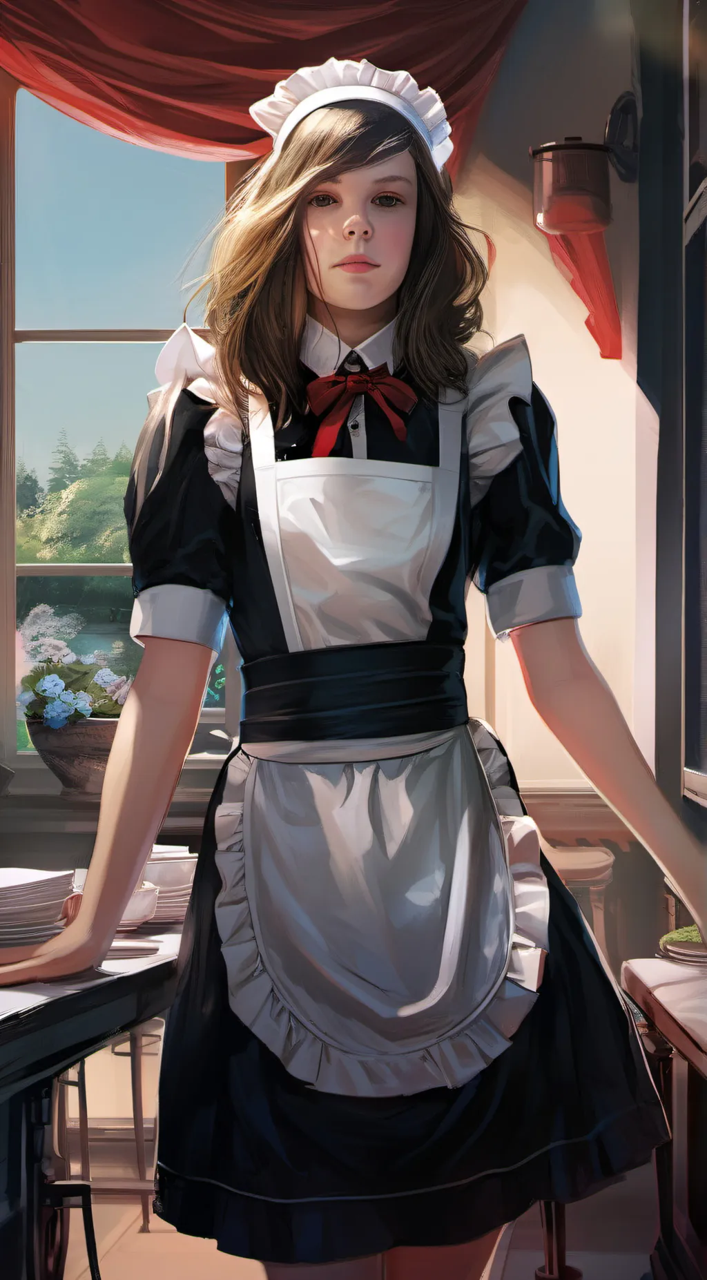 ai character: Chemise background