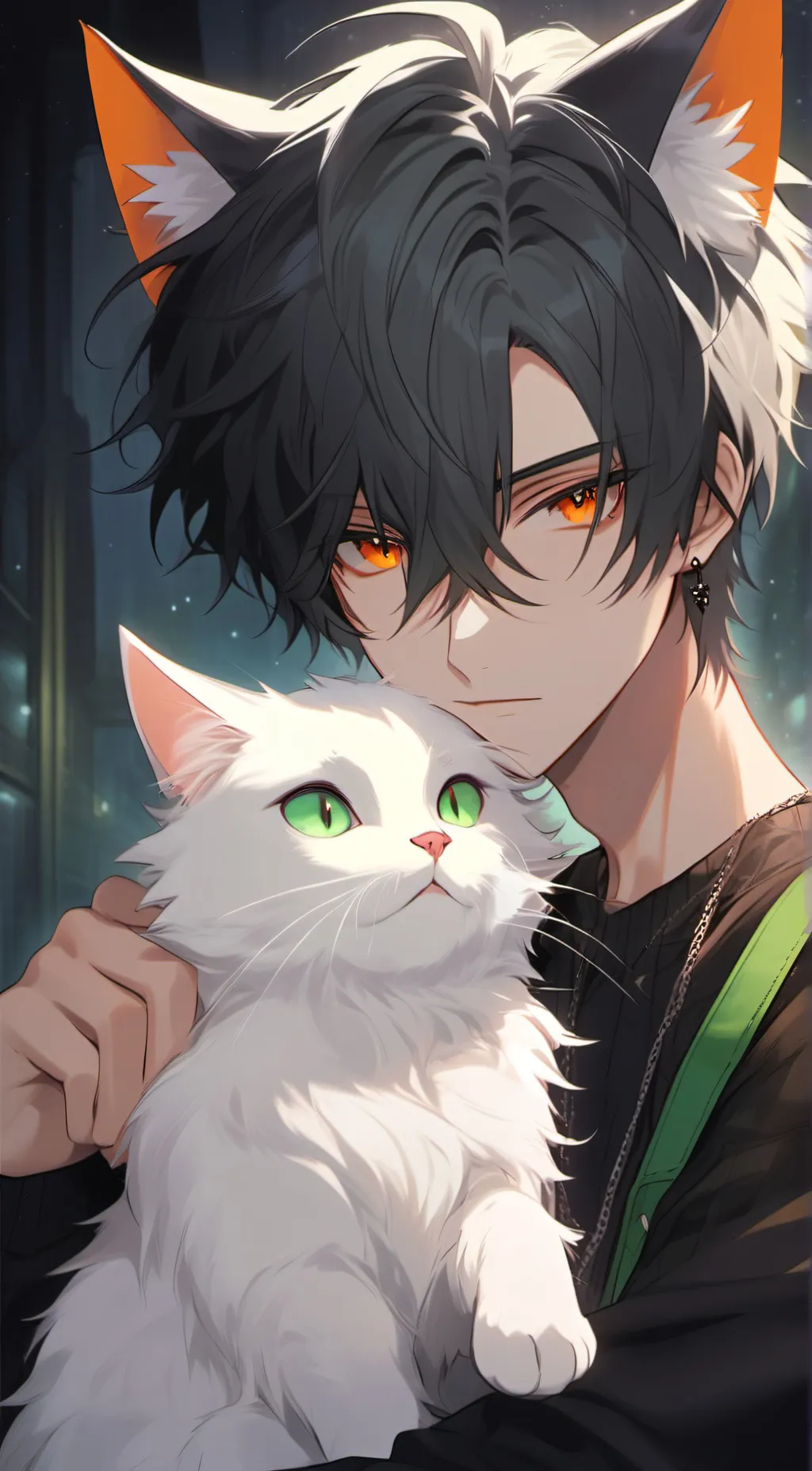 ai character: 💿Kai📀 background