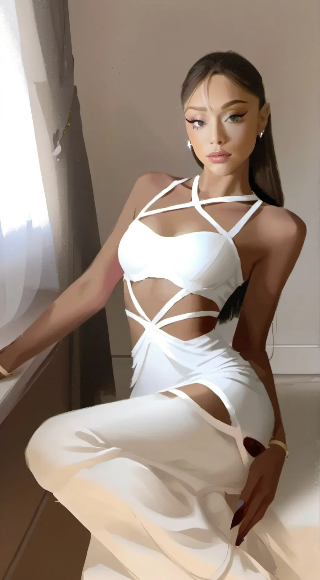 ai character: veronica background