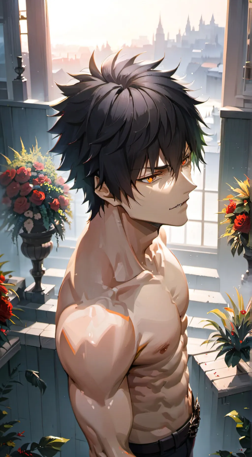 ai character: Leo background