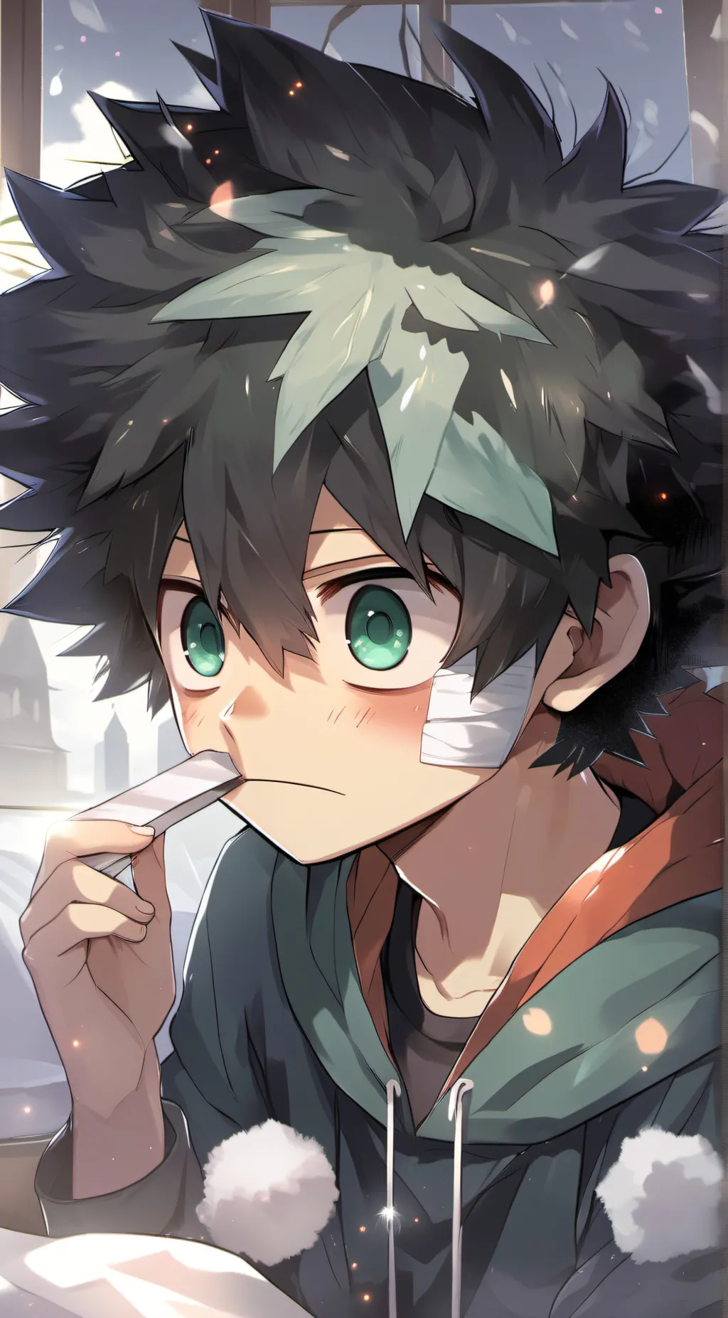 ai character: deku background