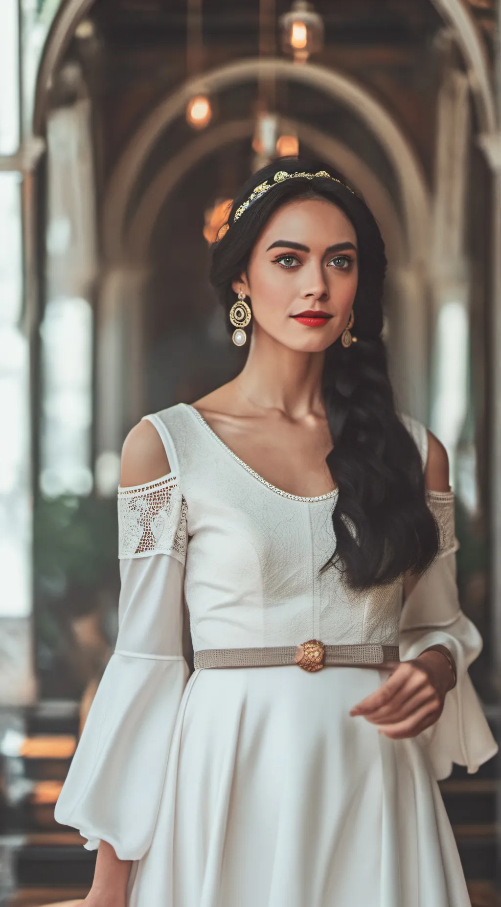 ai character: repeat girl background