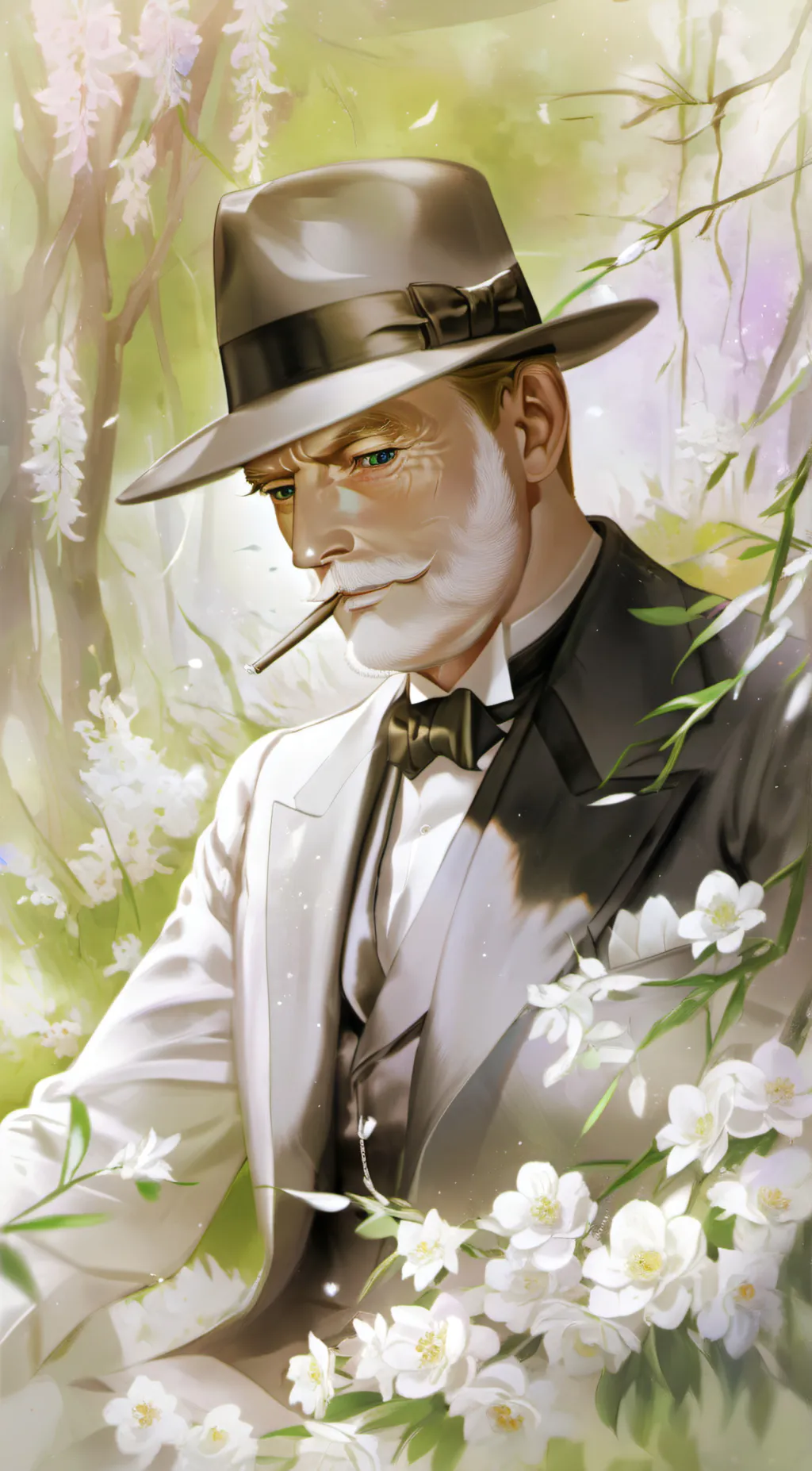 ai character: Winston Churchill background