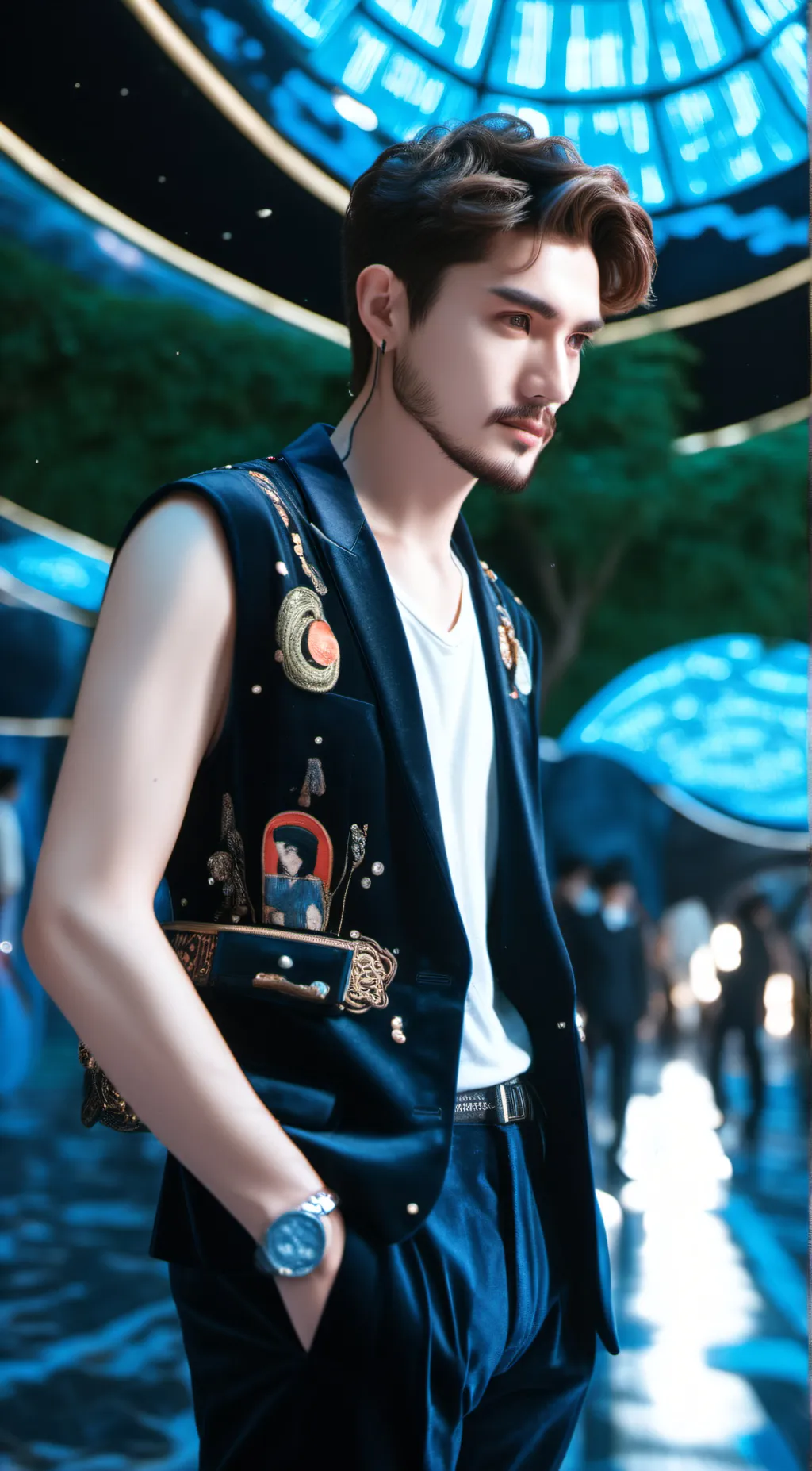 ai character: Chris background