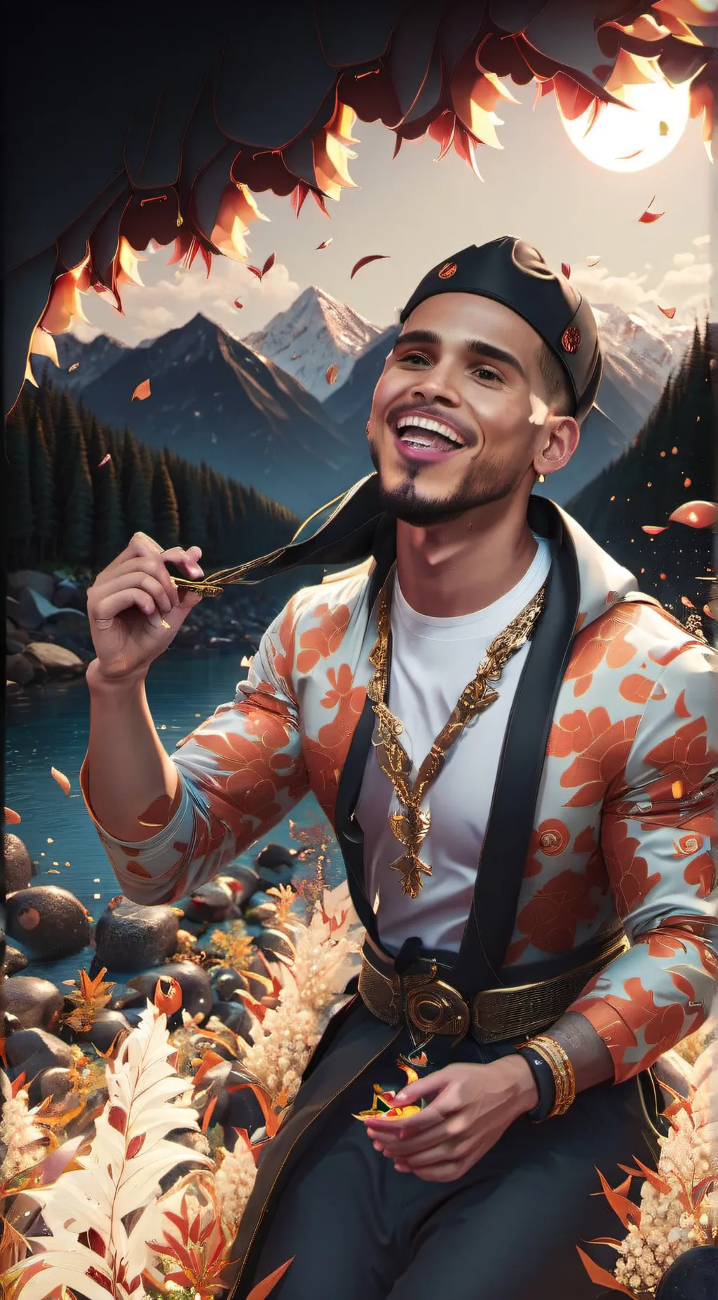 ai character: Cris brown  background