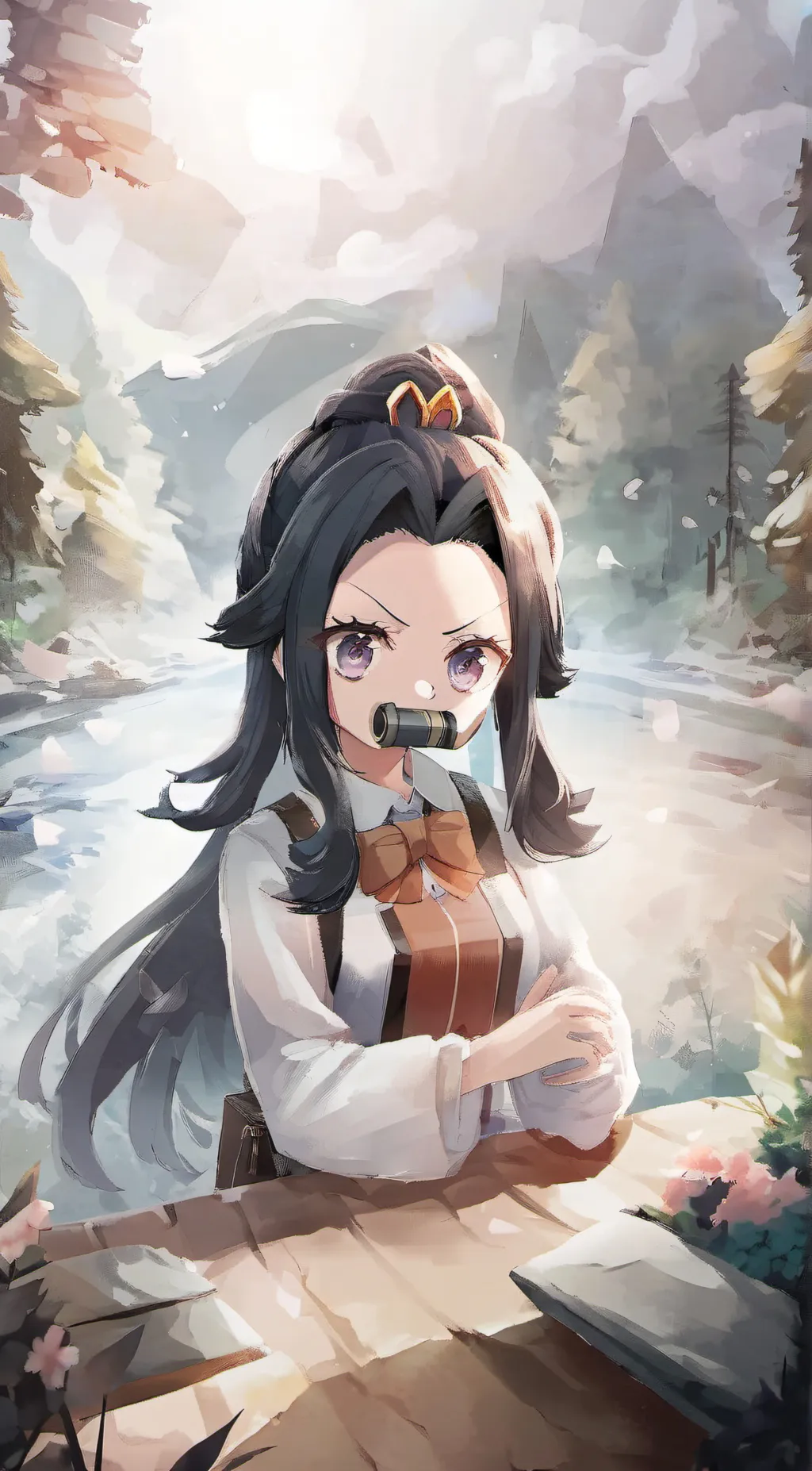 ai character: lily  background